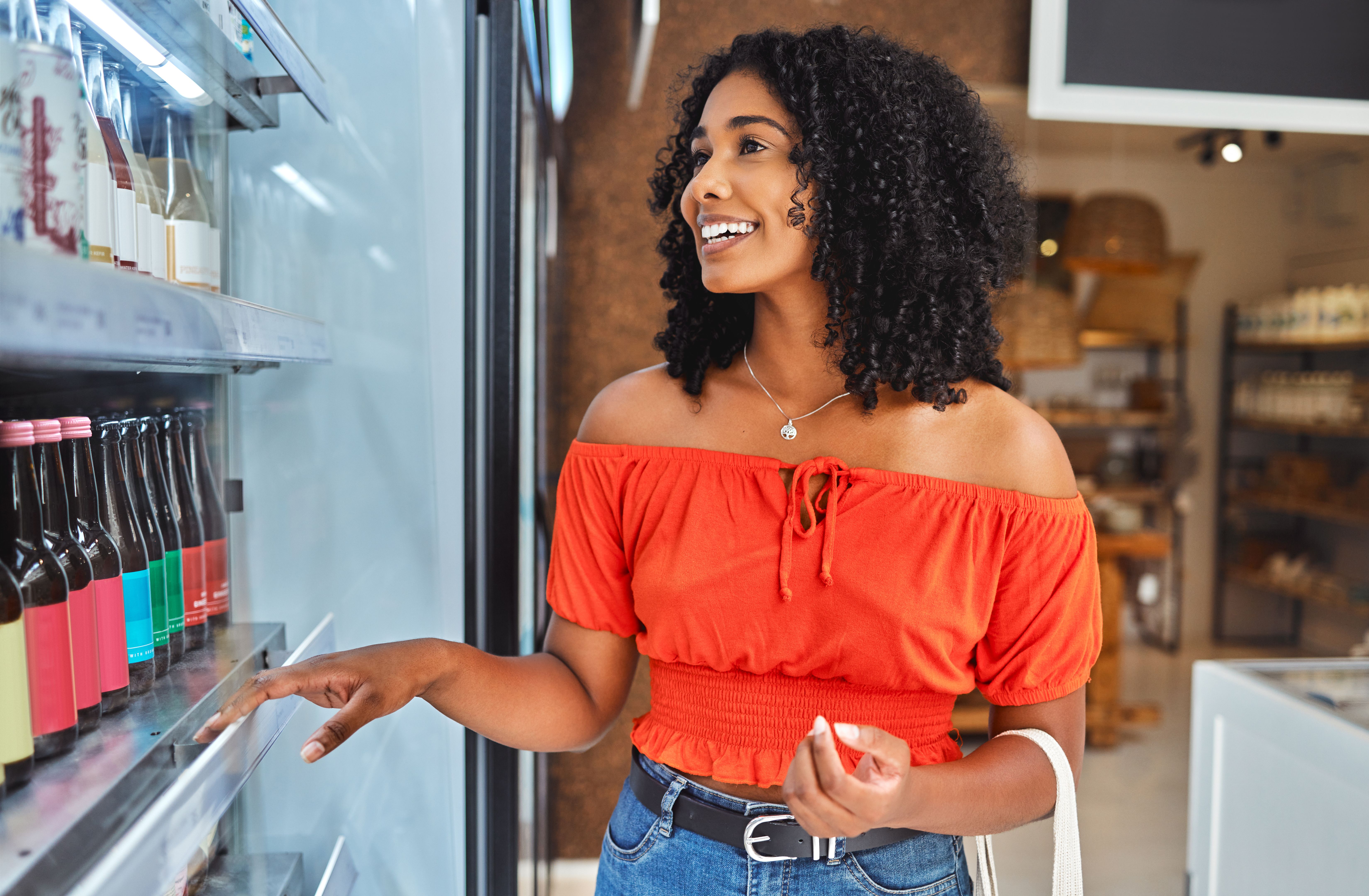 happy vending machine user