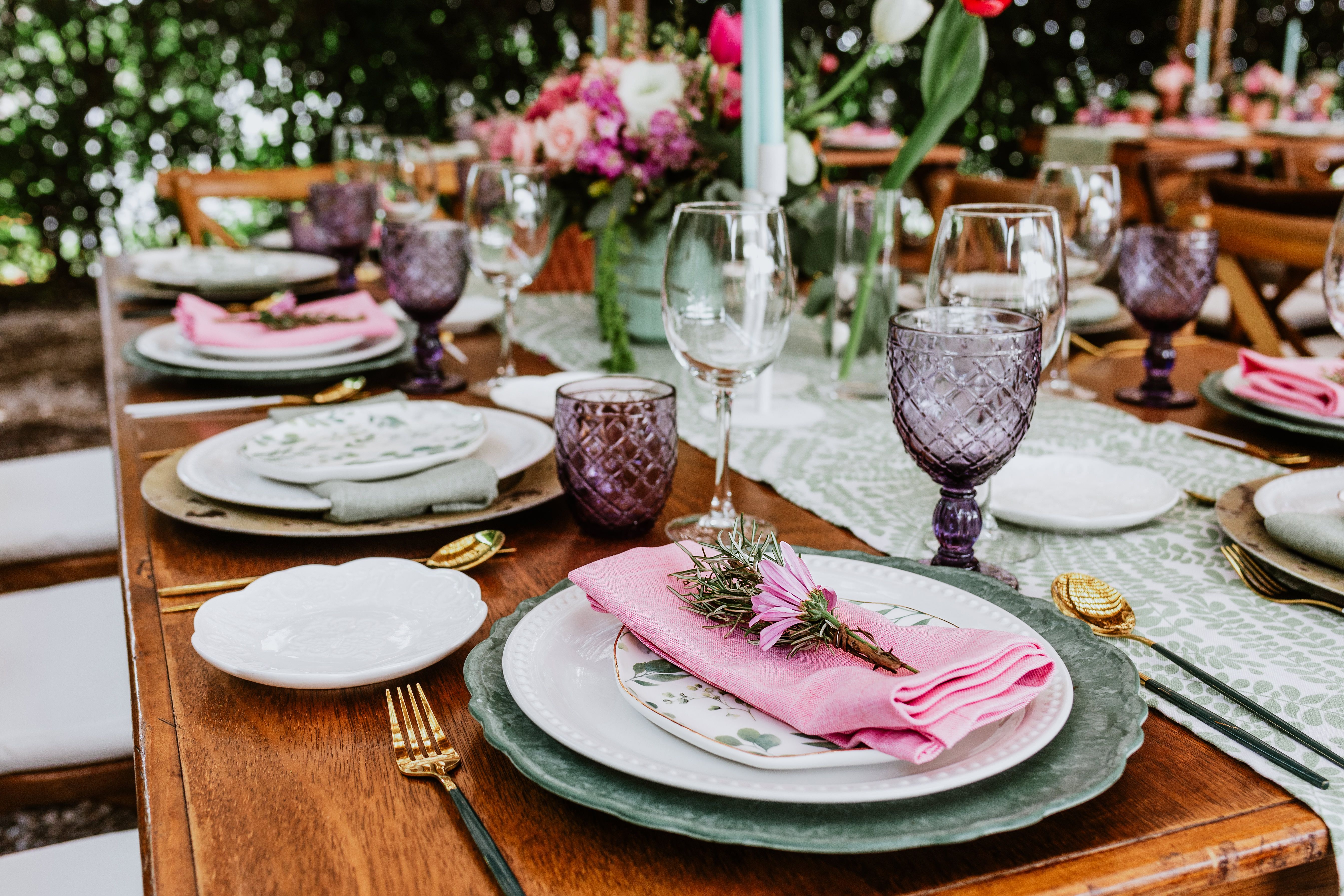 spring wedding decor