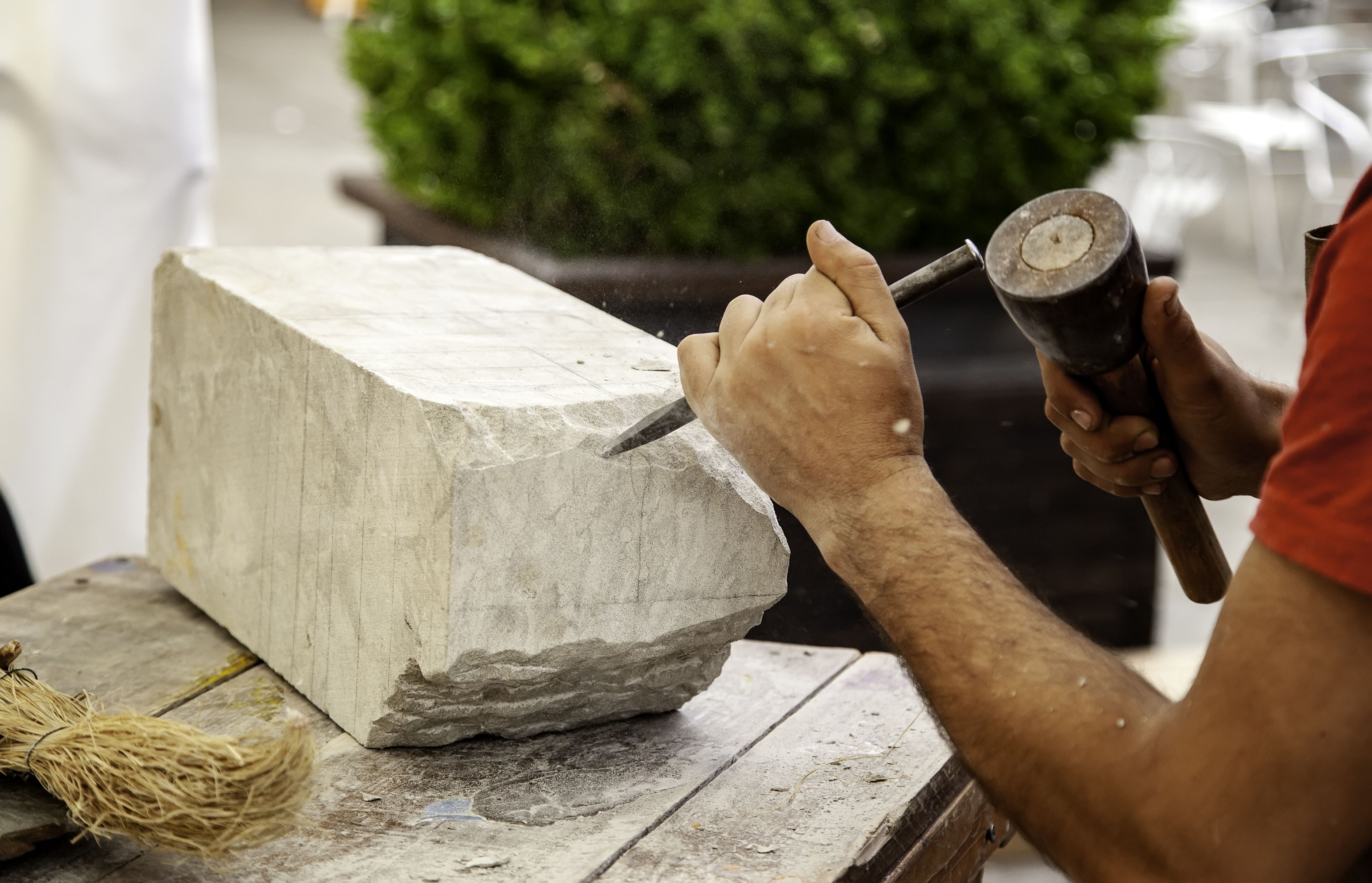 stone carving