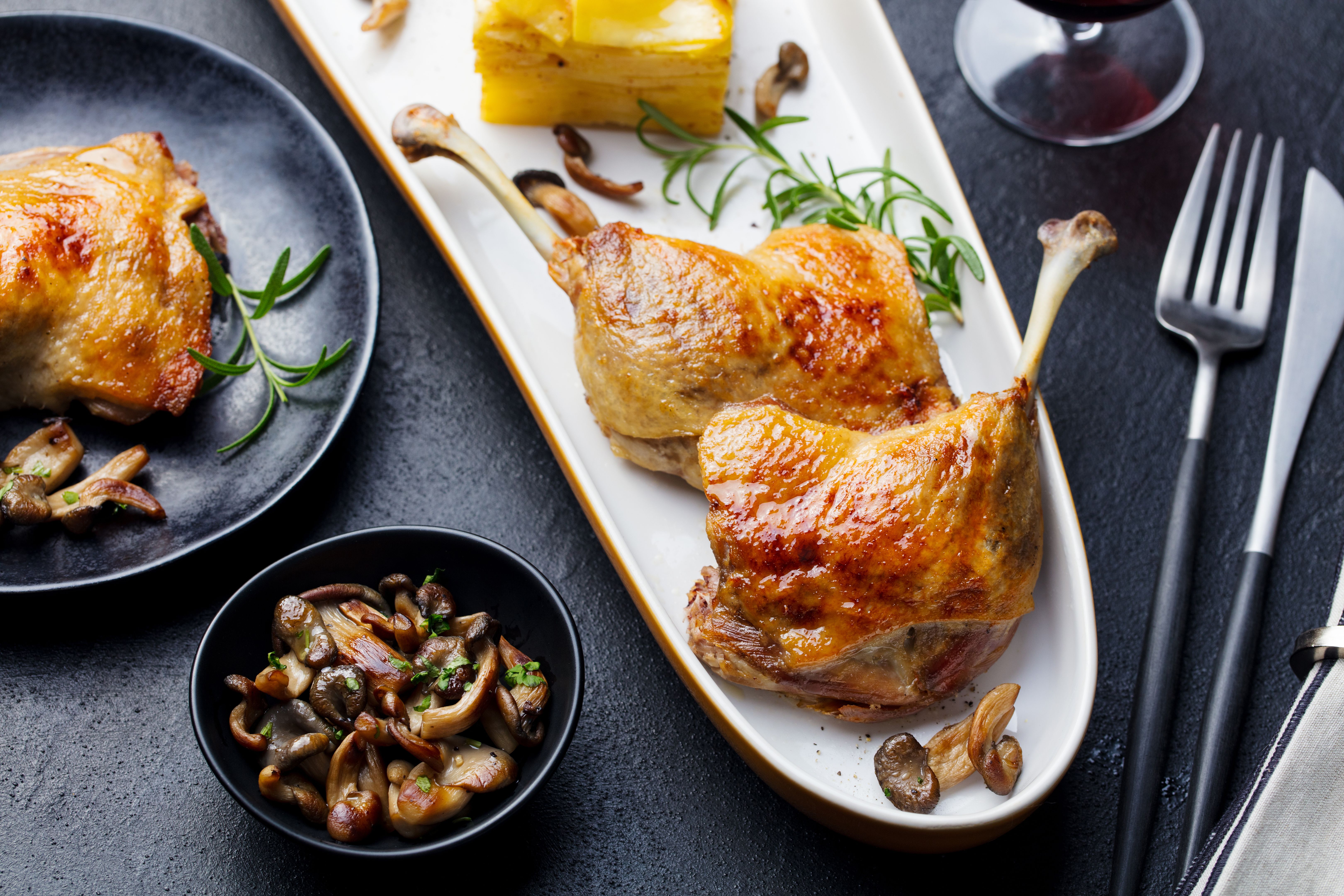 confit duck leg
