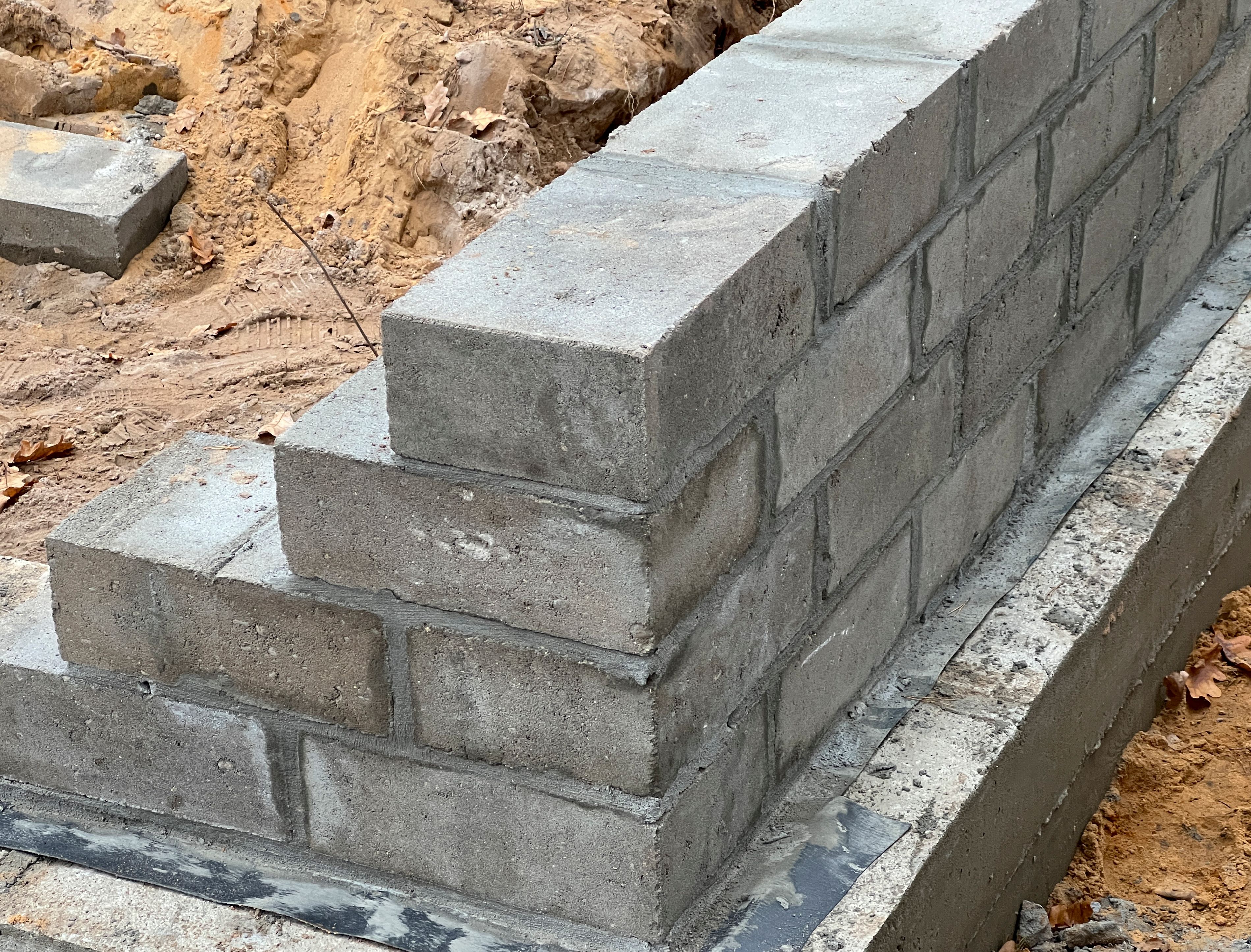 concrete block construction