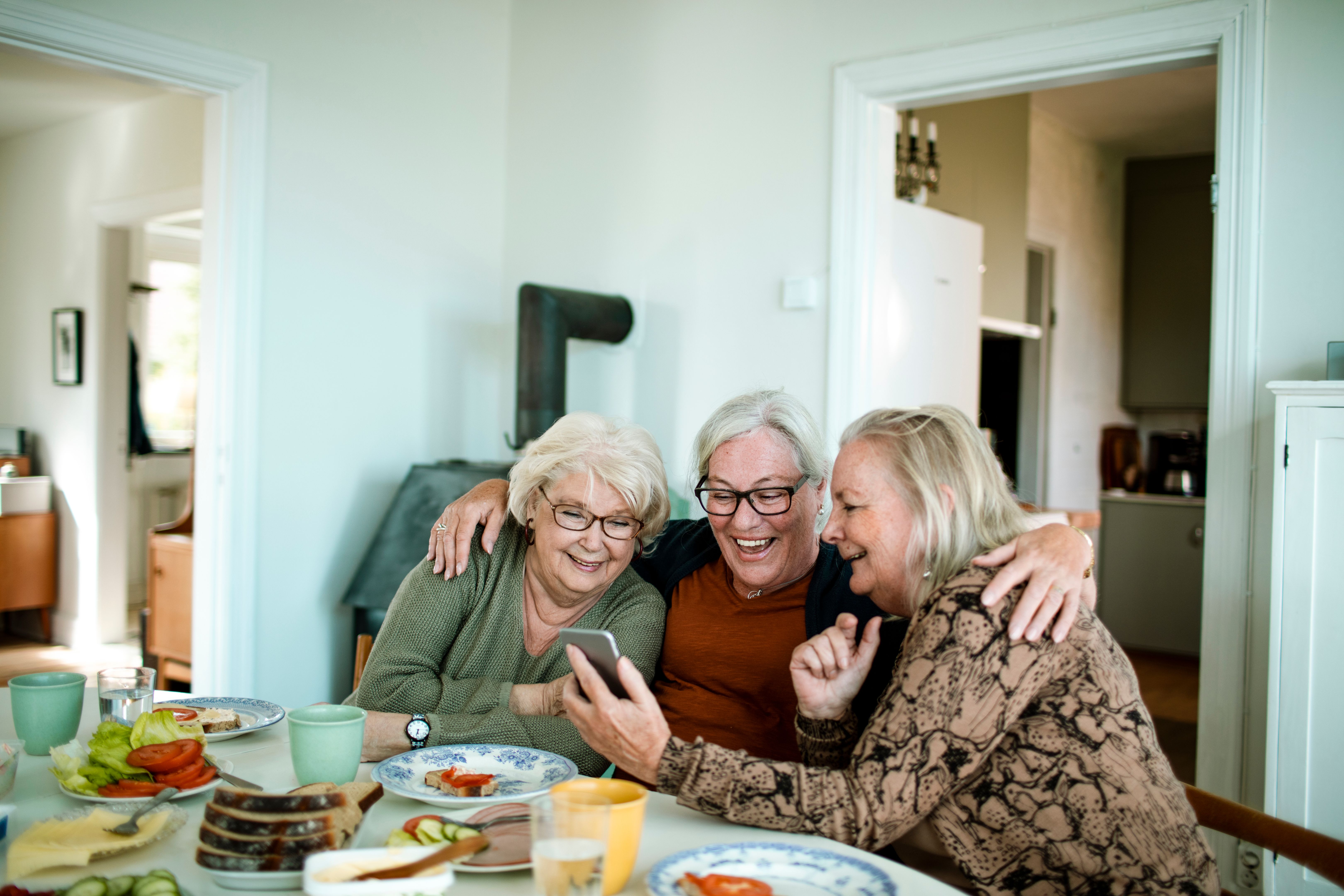 senior care interaction