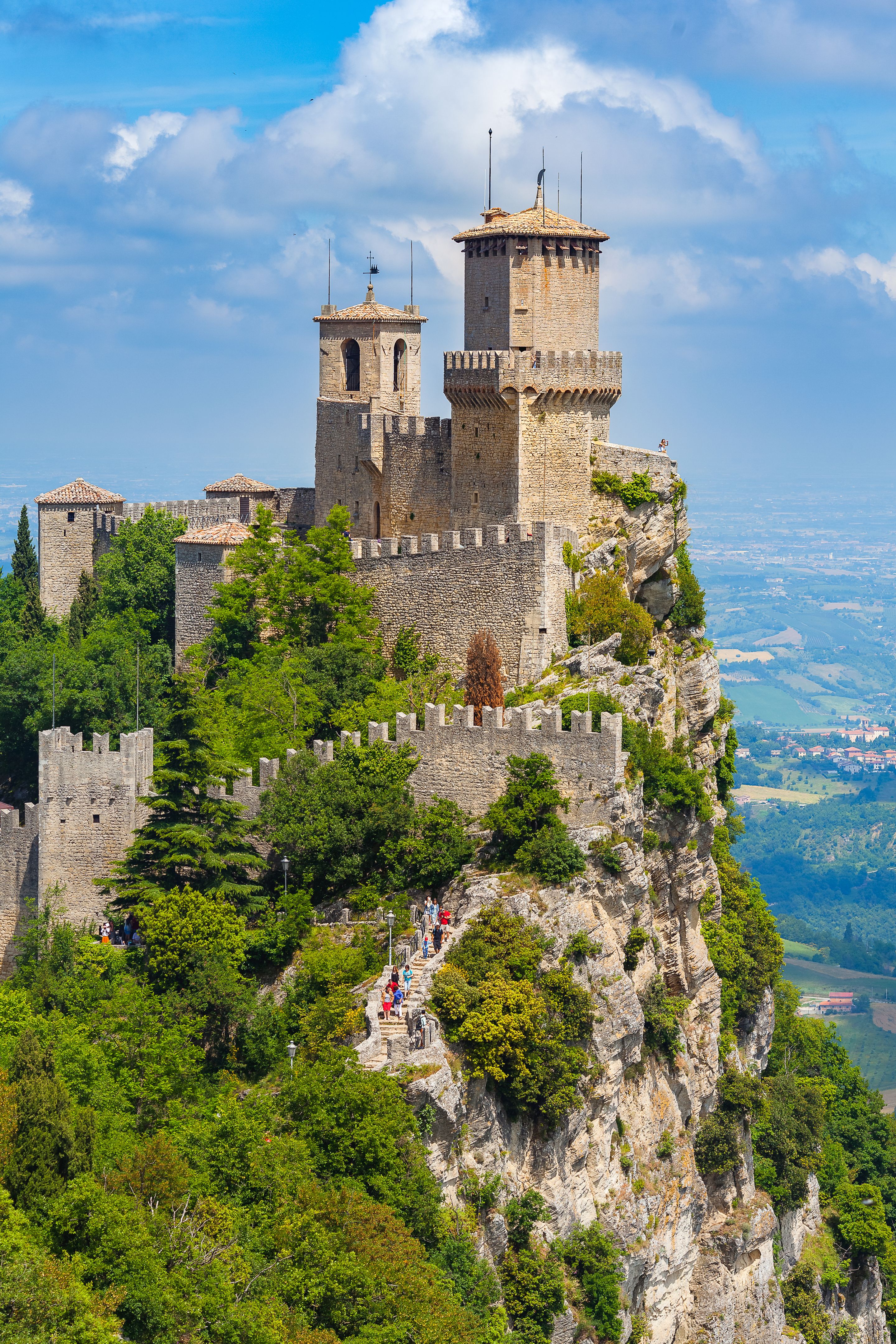 The Fortress La Rocca Guaita in San Marino