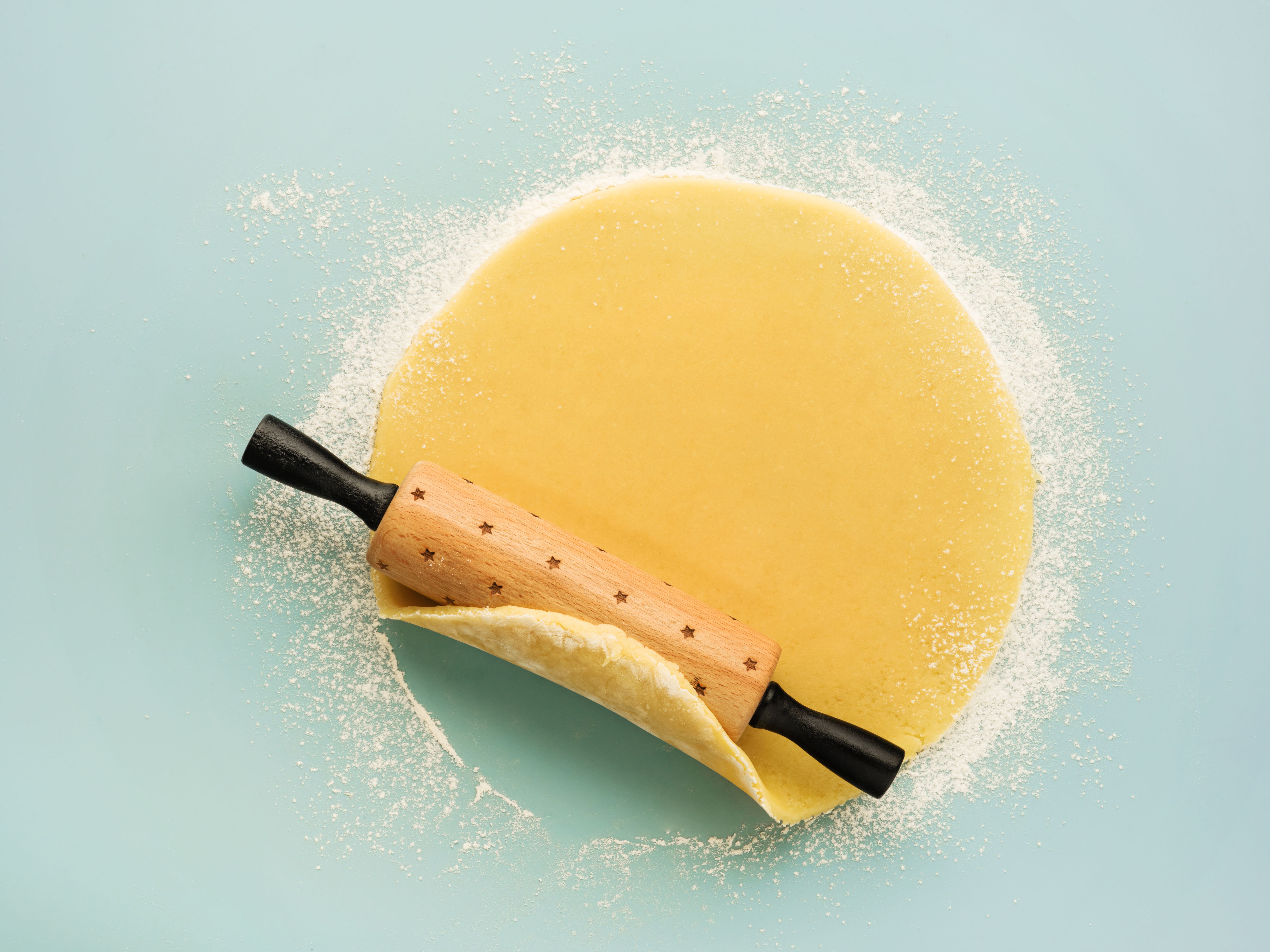 rolling pasta dough