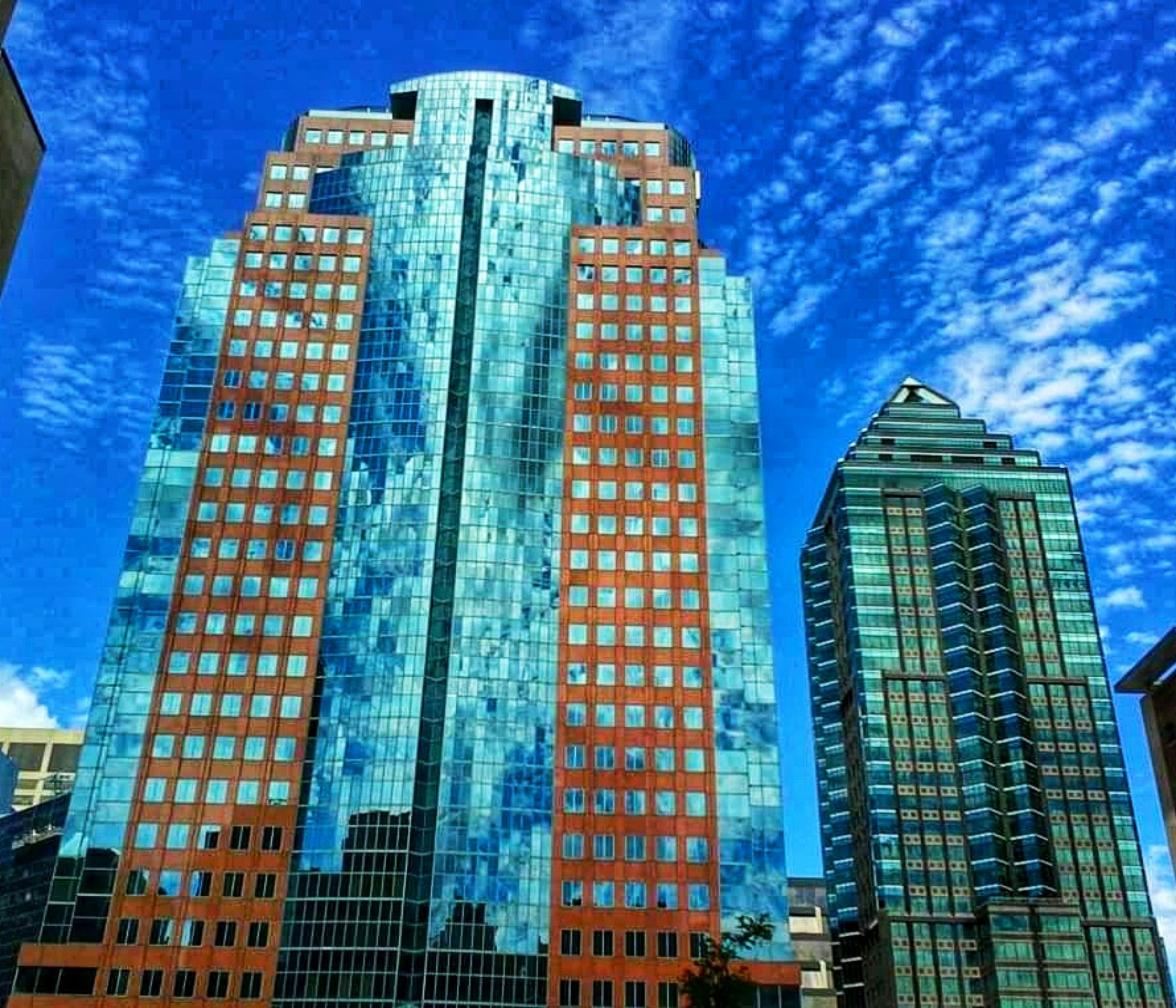 Blue building Blue building