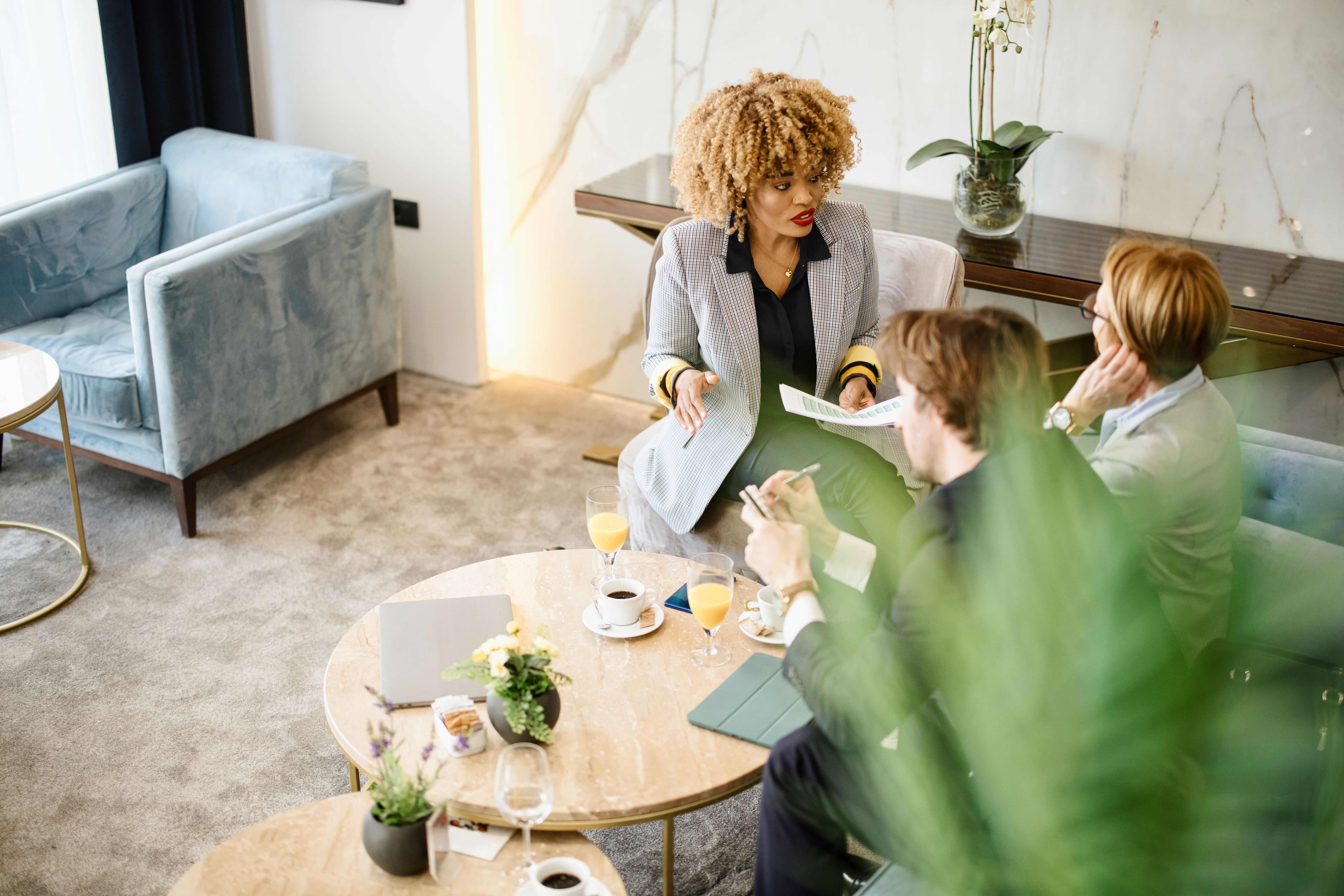 business meeting online