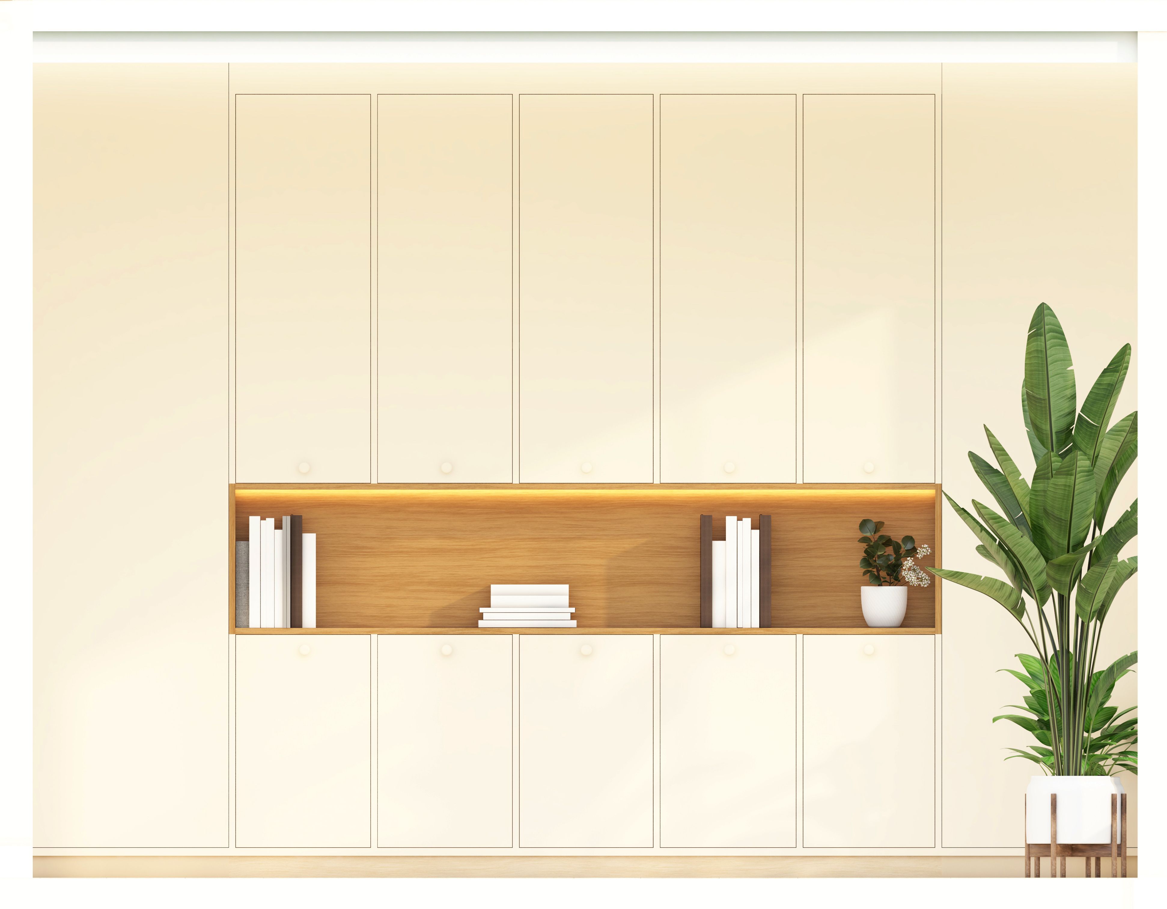 light color wardrobe