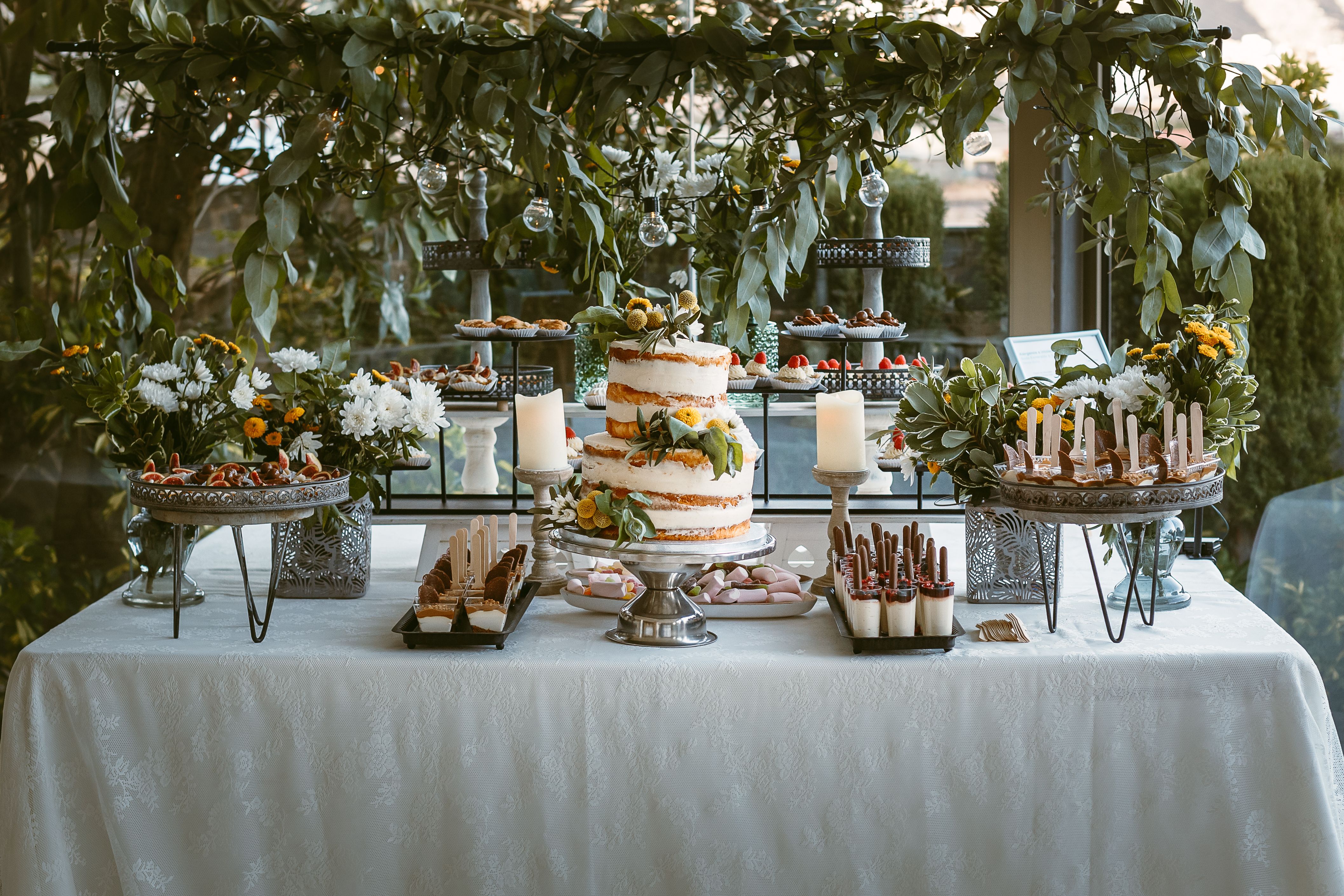 decorated dessert table