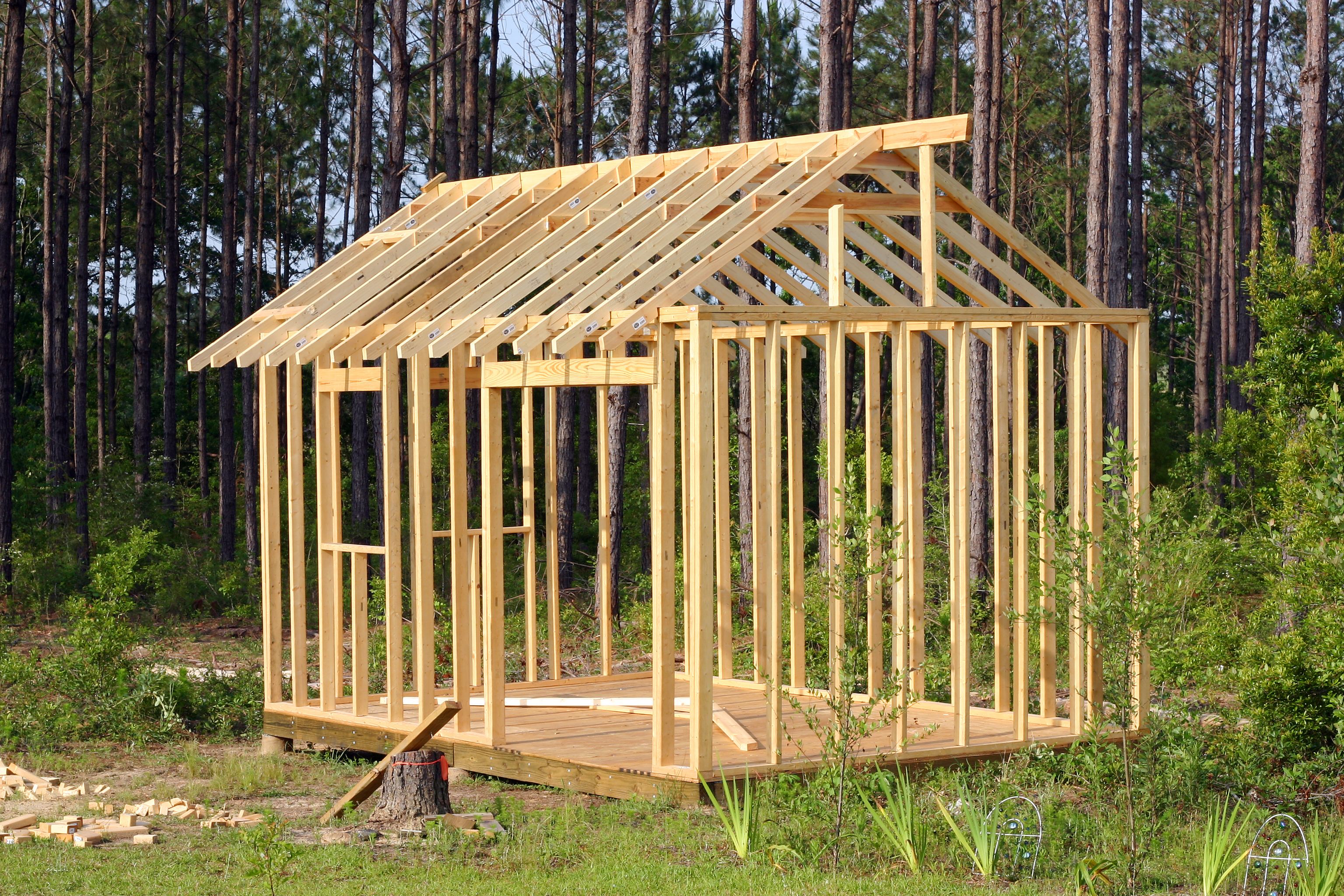 building shed frame
