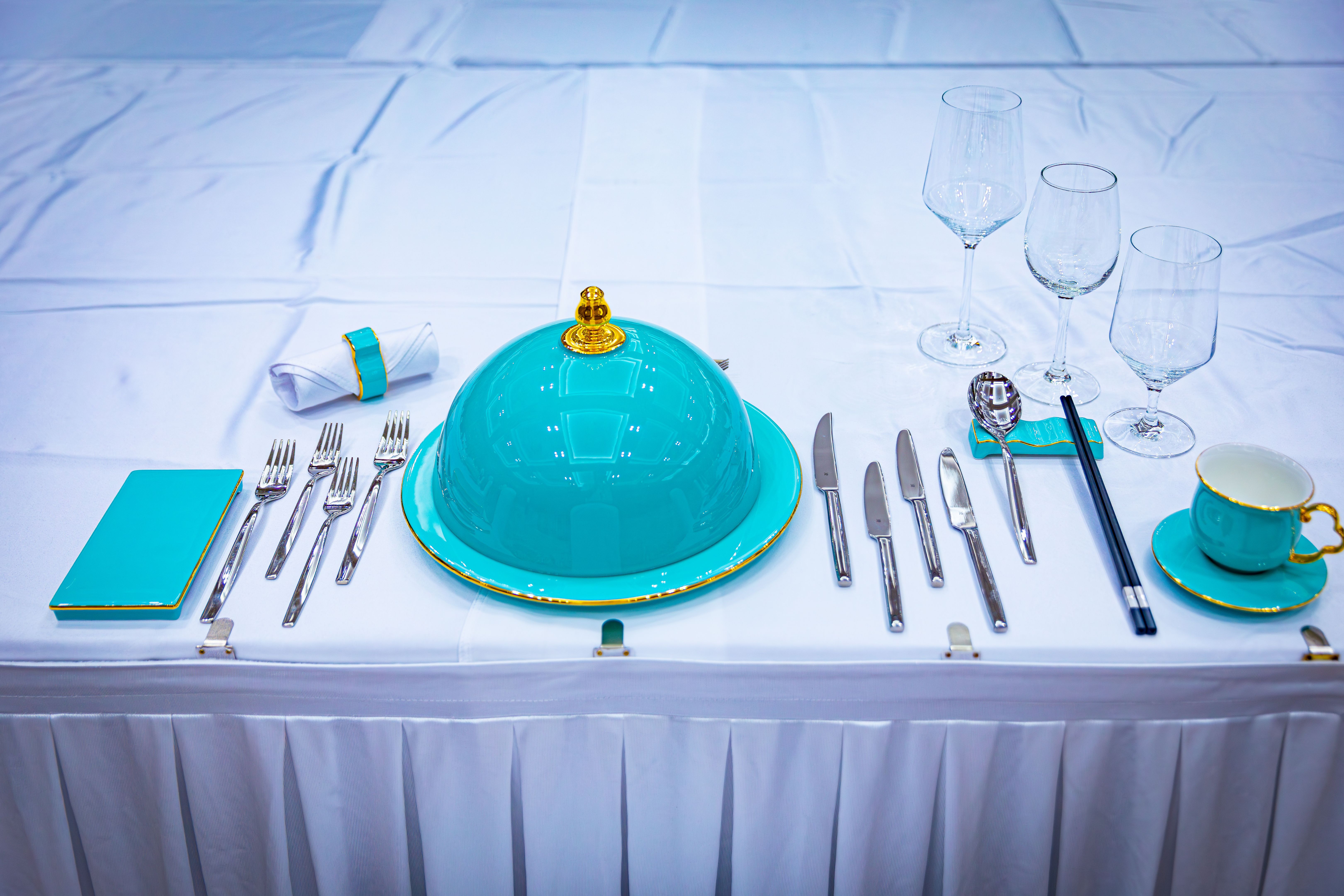 stylish dining setup