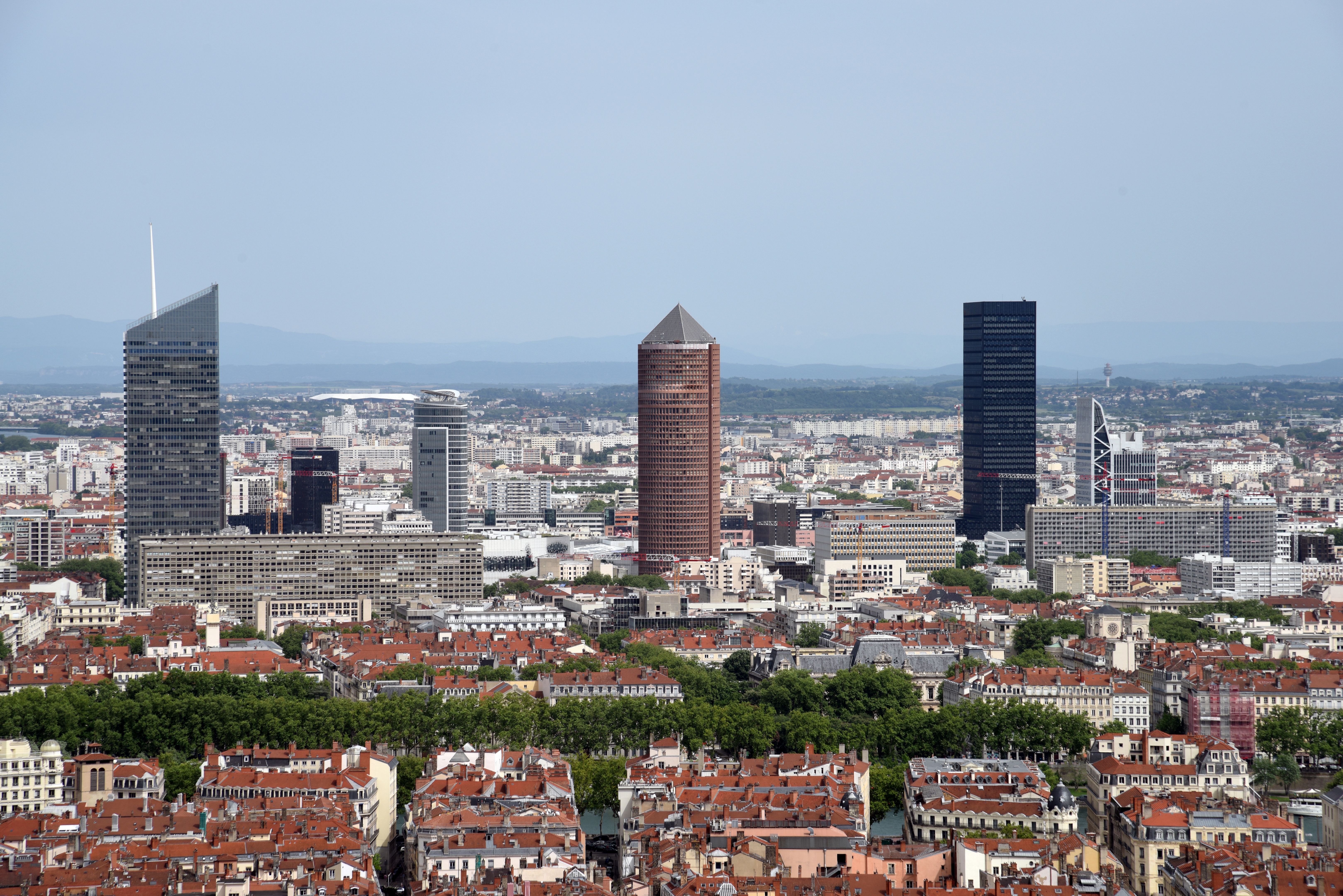 lyon modern cityscape