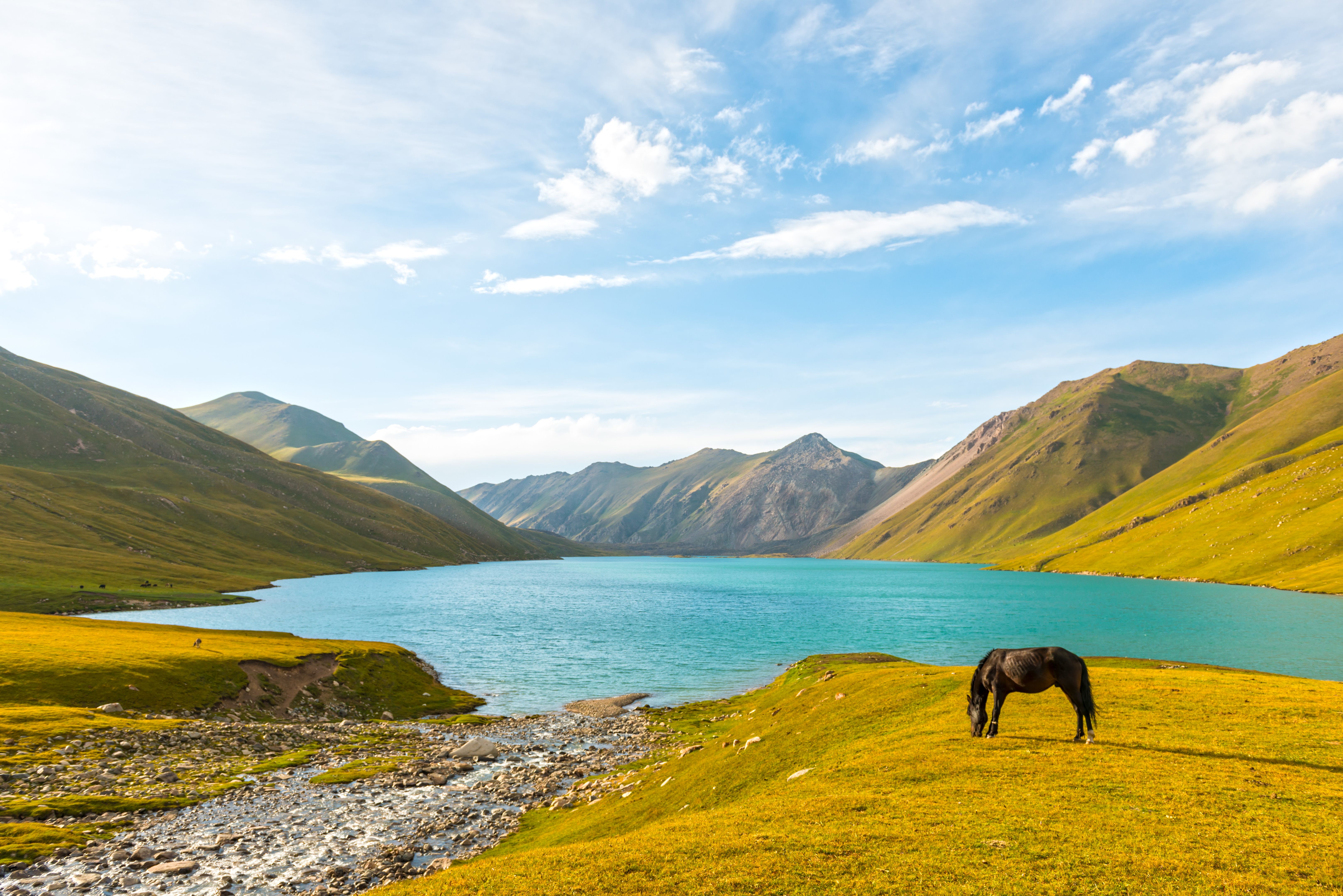 Lake Kol-Ukok in Kyrgyzstan