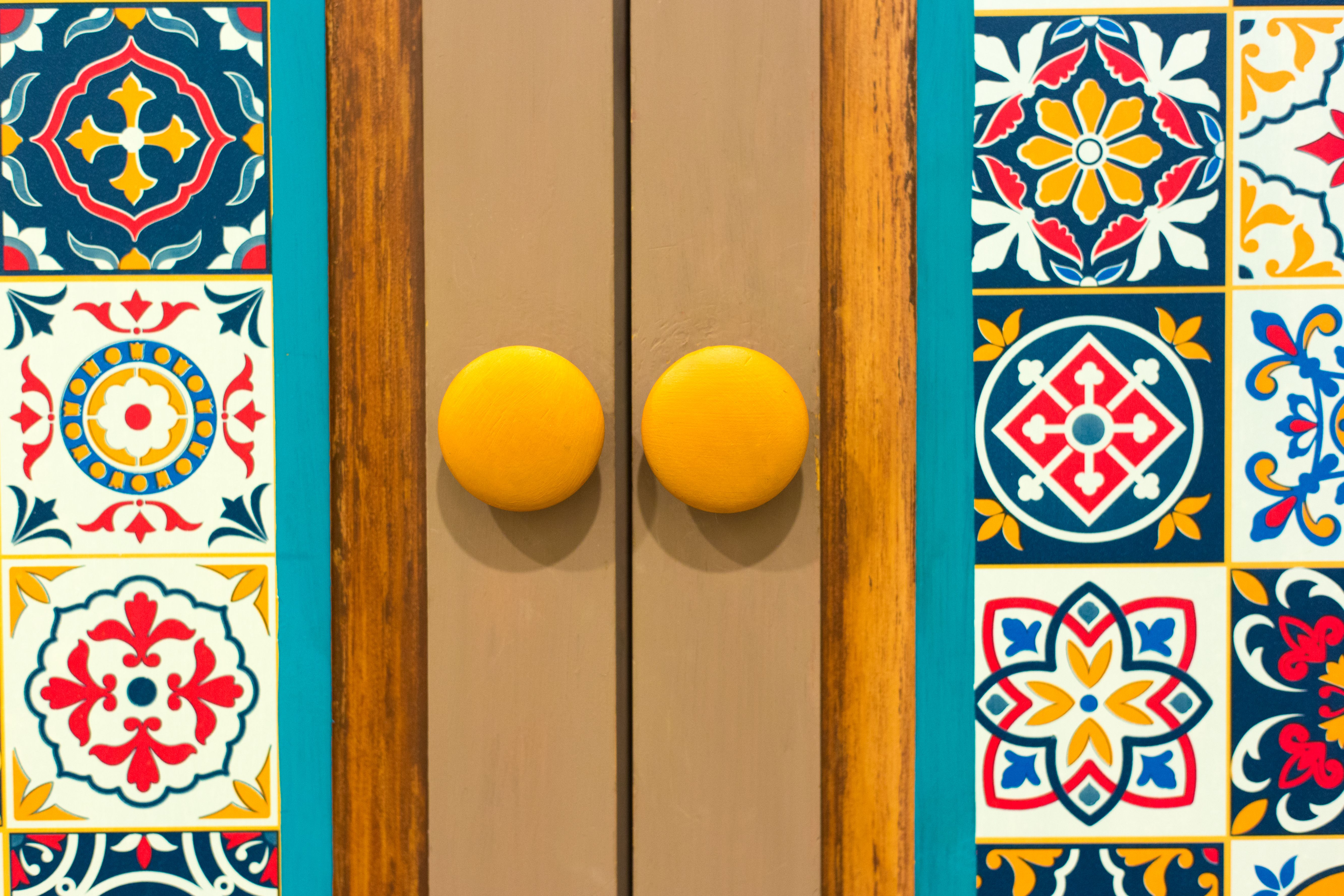 colorful cabinet knobs