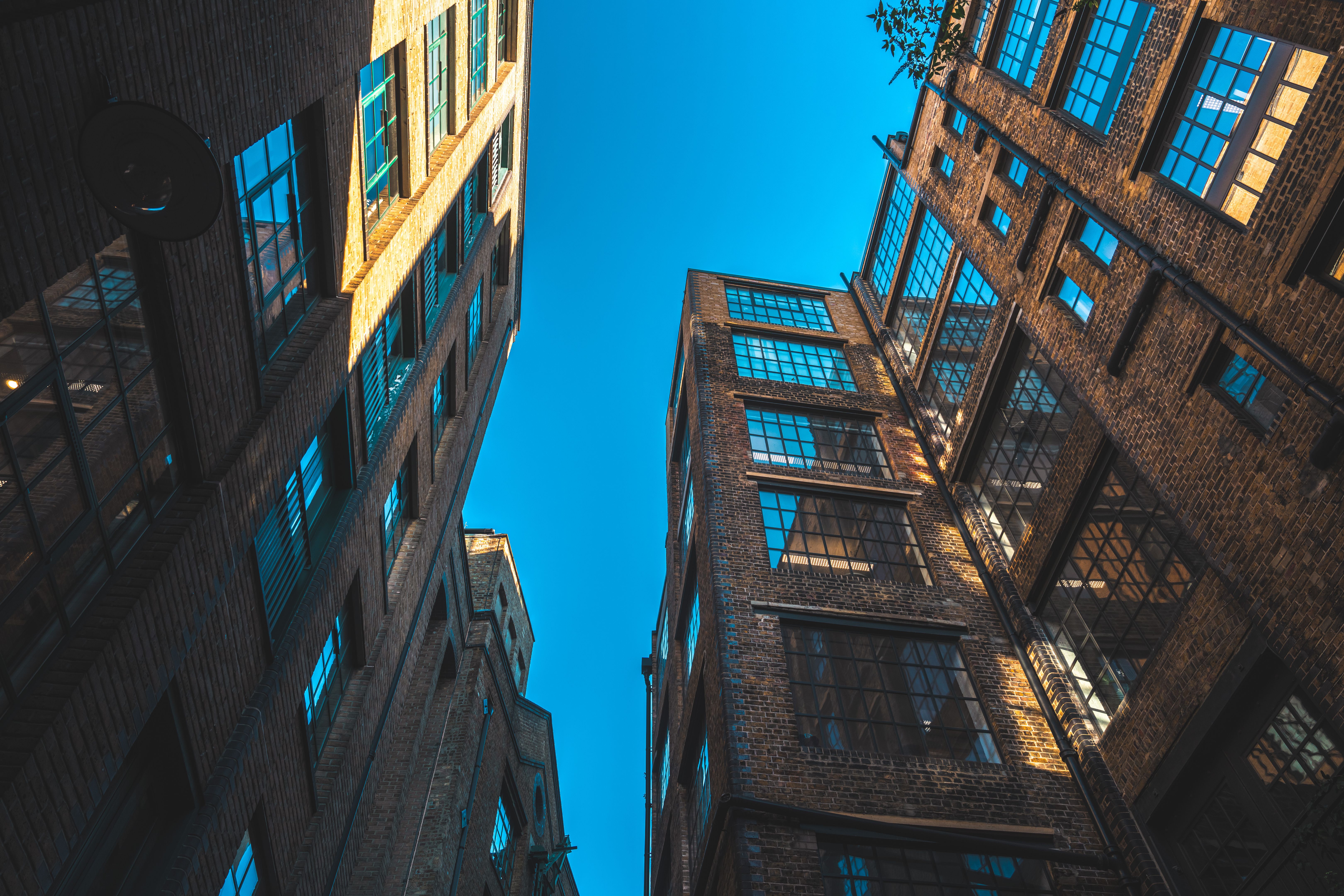 Old dock warehouses converted into luxury housing, London Old dock warehouses converted into luxury housing, London