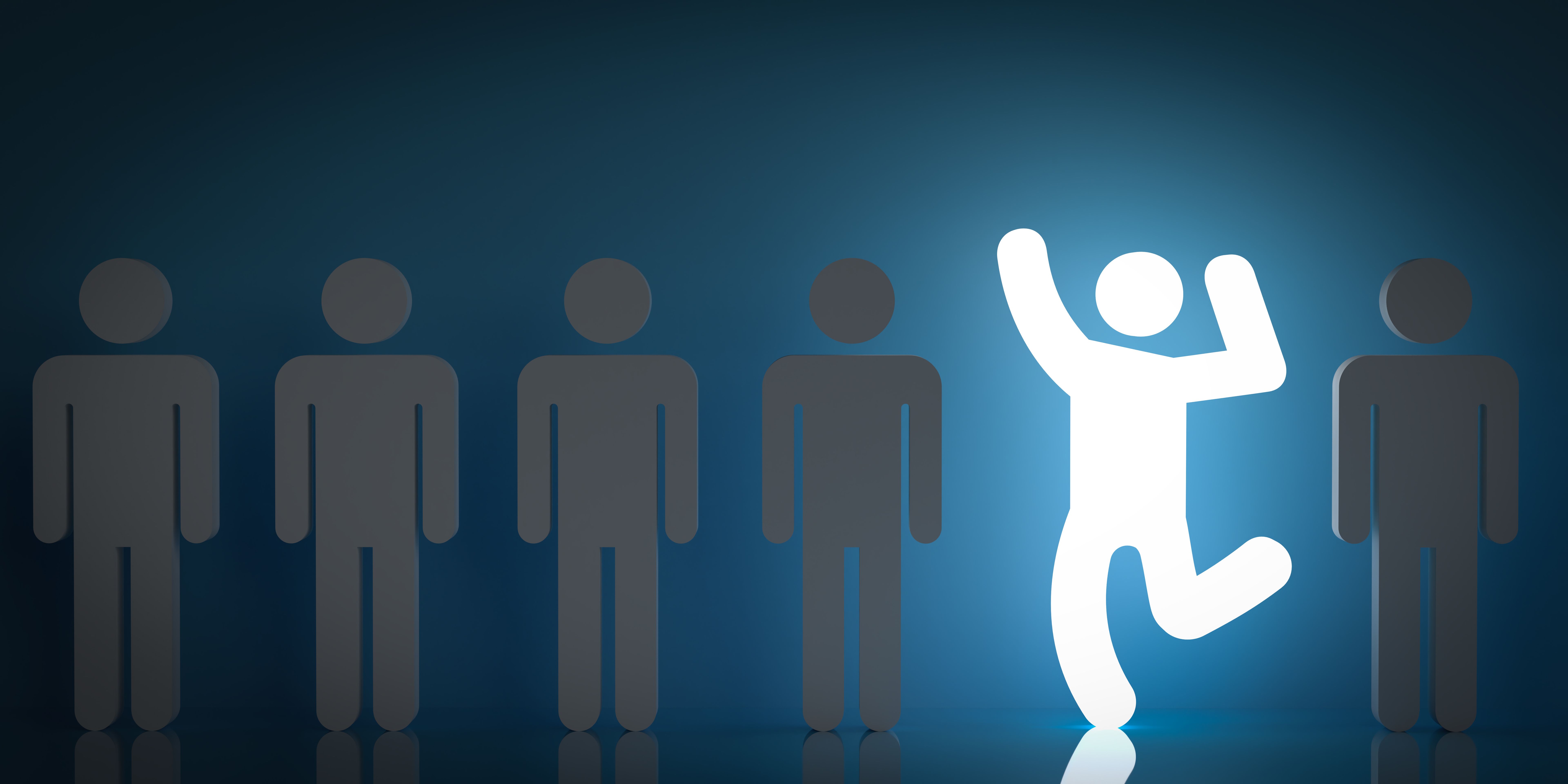 Happy winning stickman