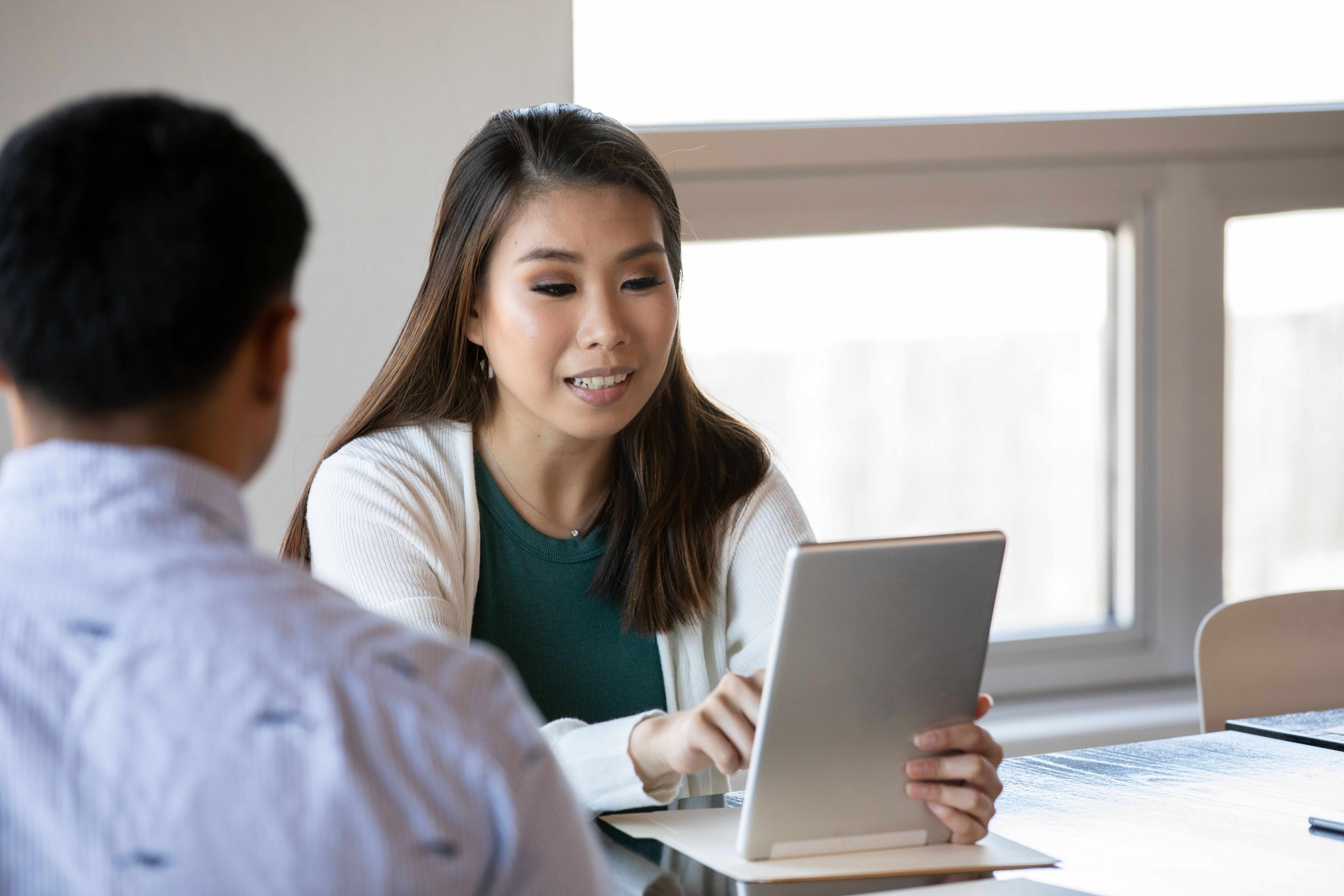 homeowner talking lender