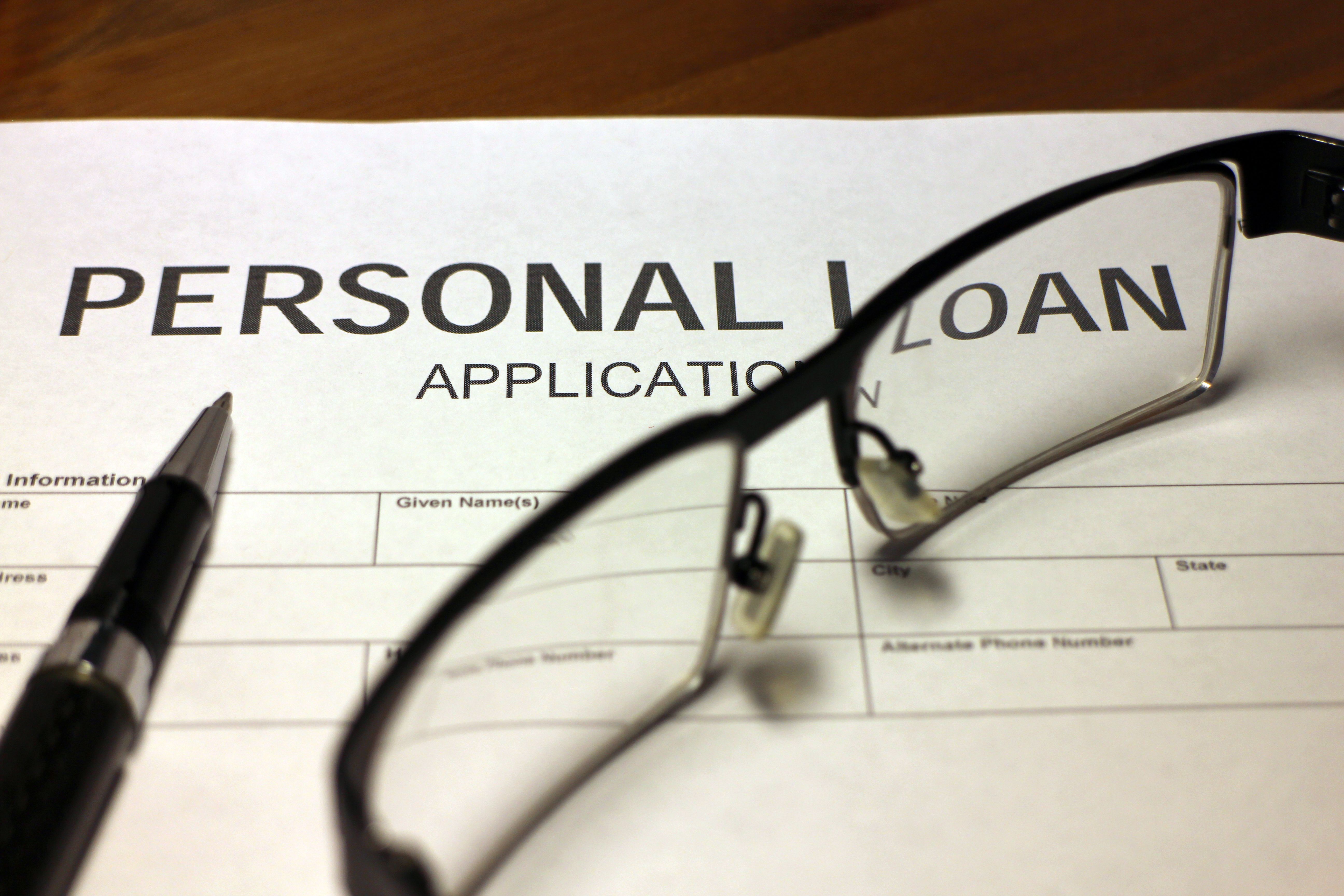 personal loan paperwork