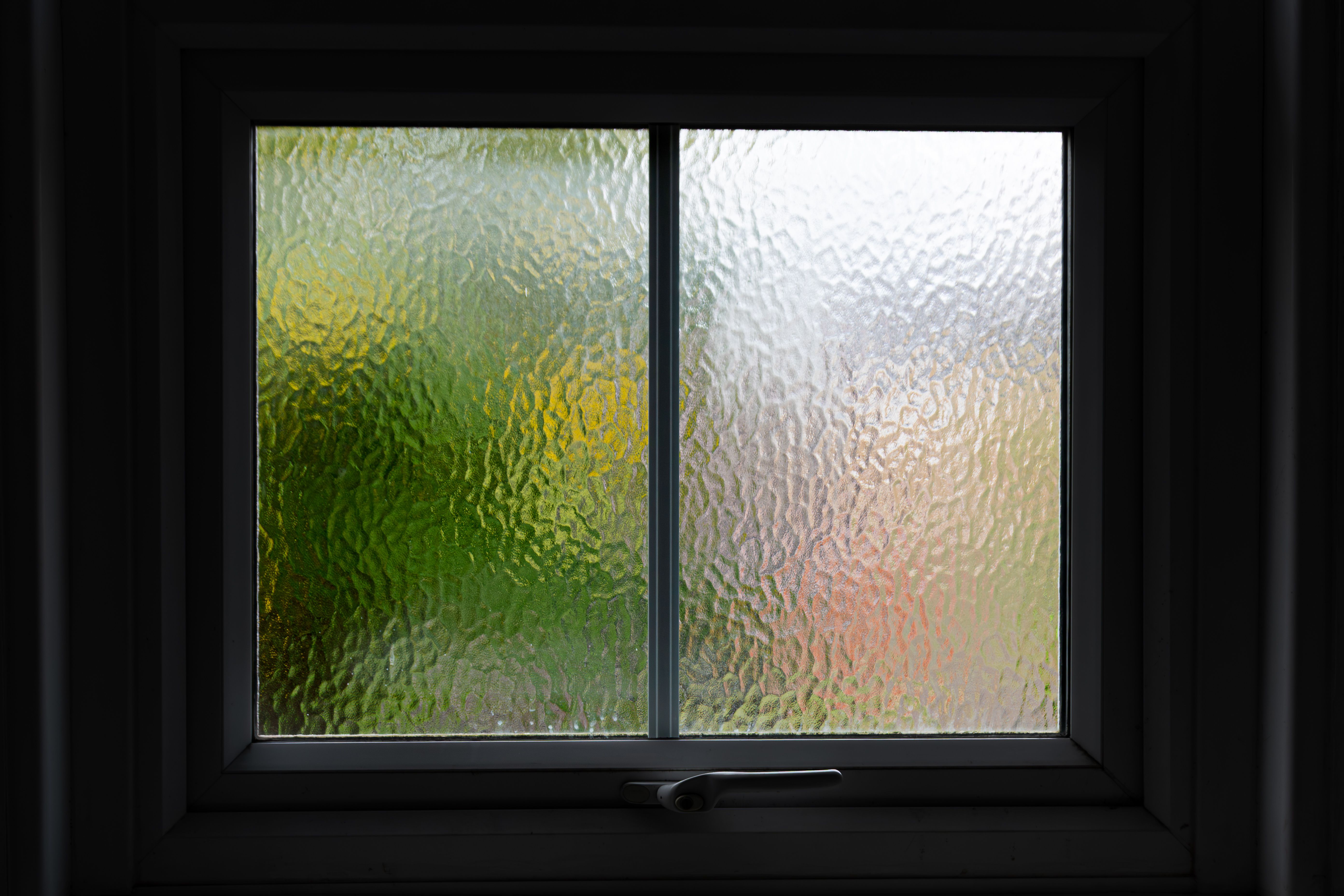 frosted window