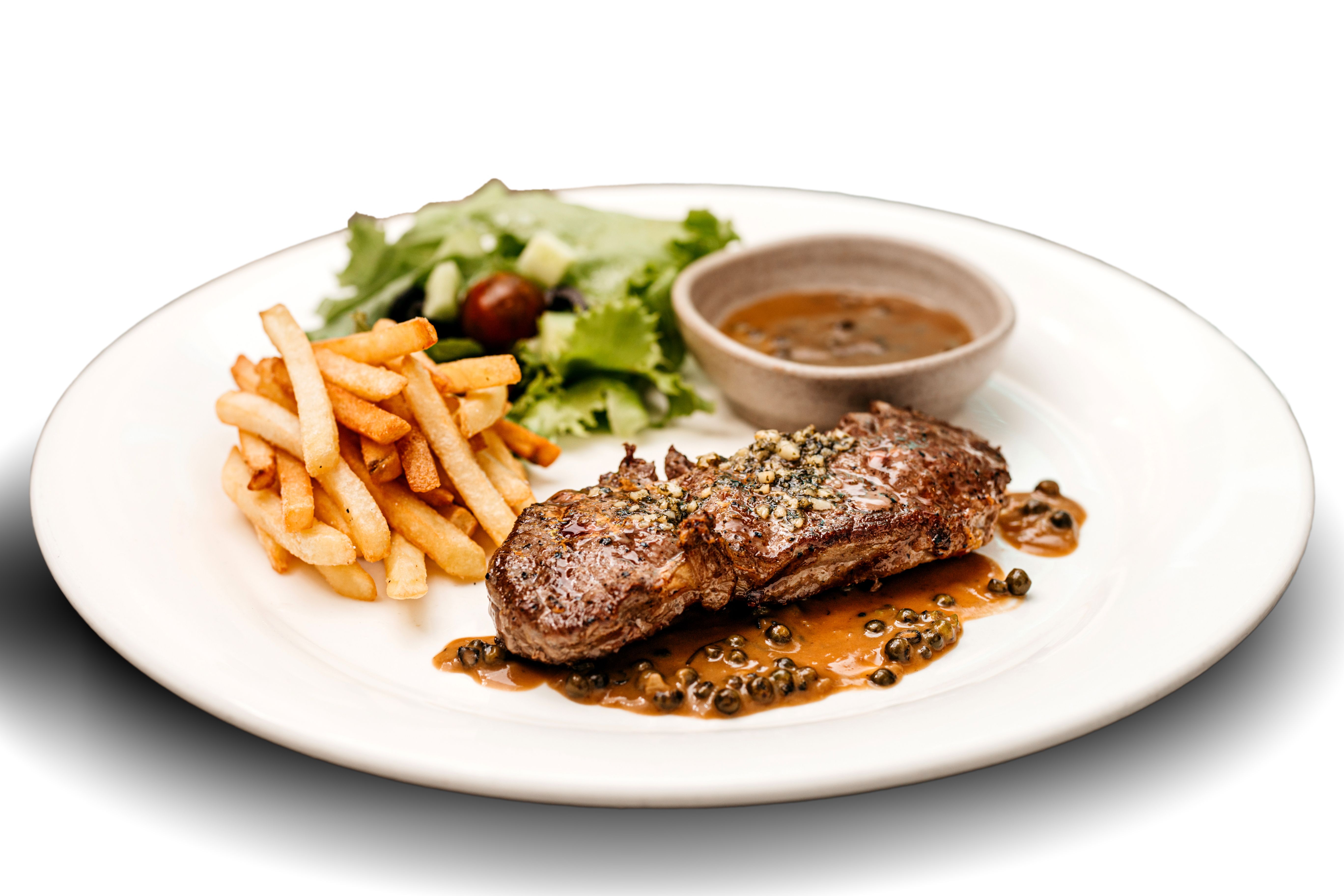 bbq beef plated