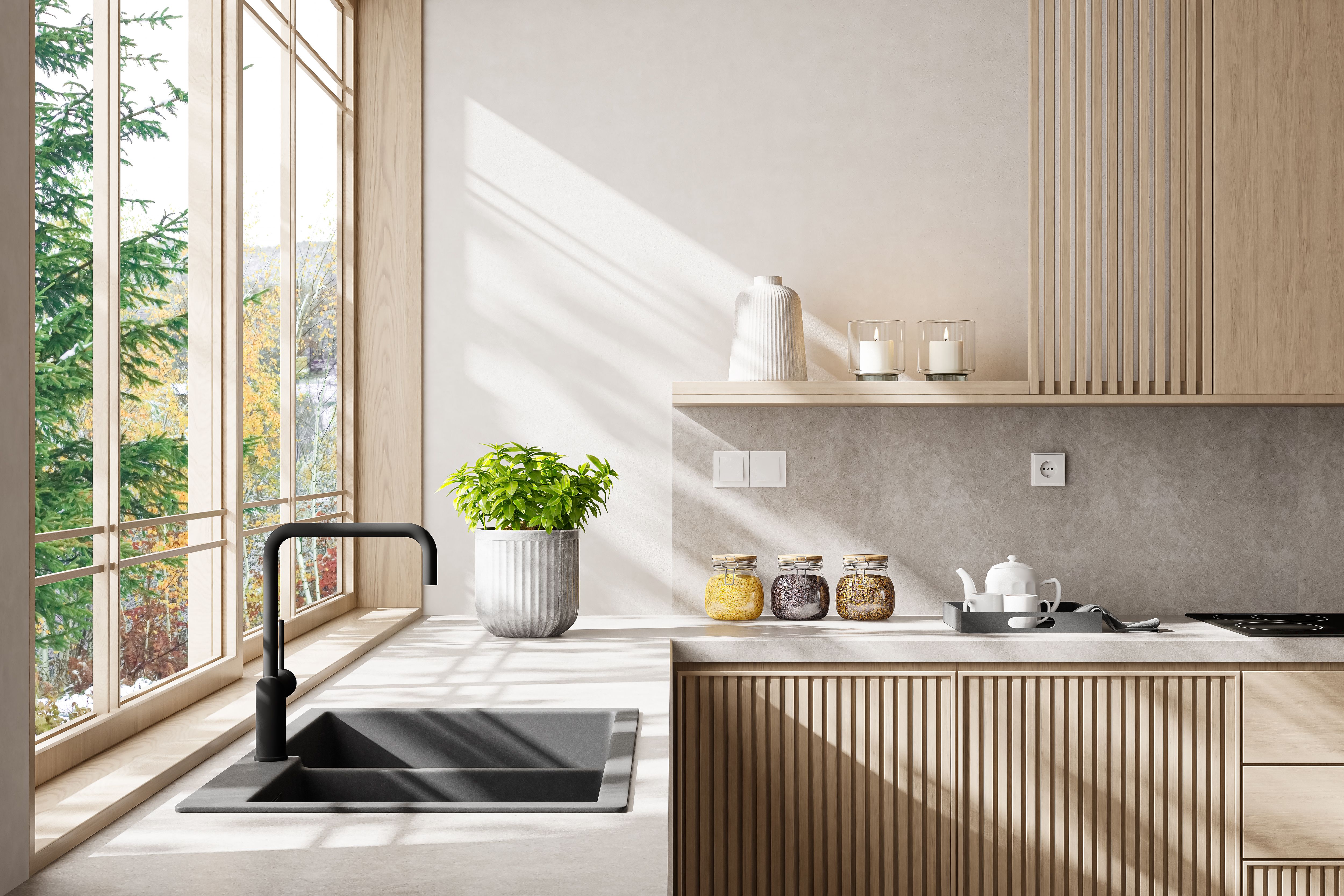 modern kitchen materials