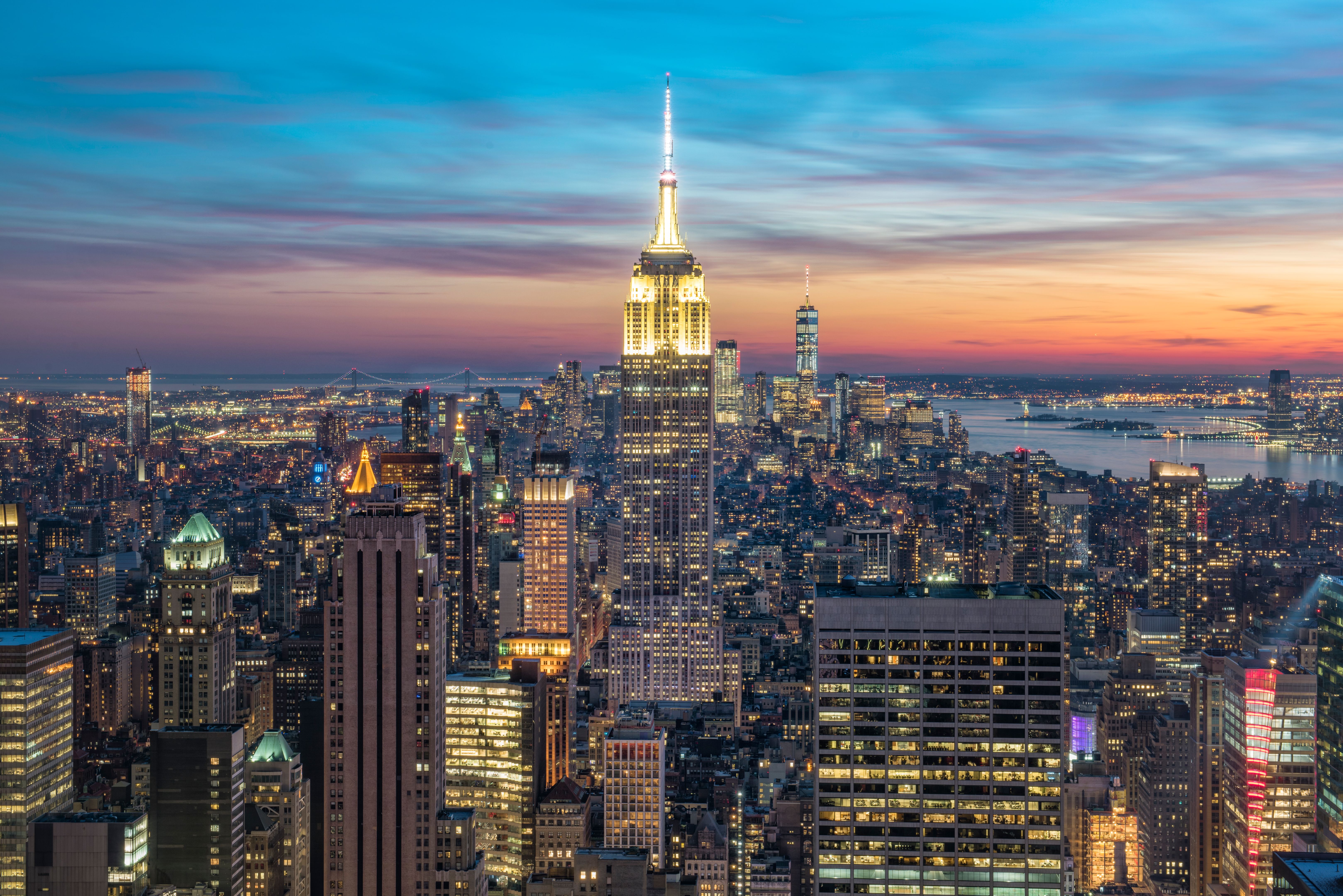 Manhattan Skyline in New York City, USA
