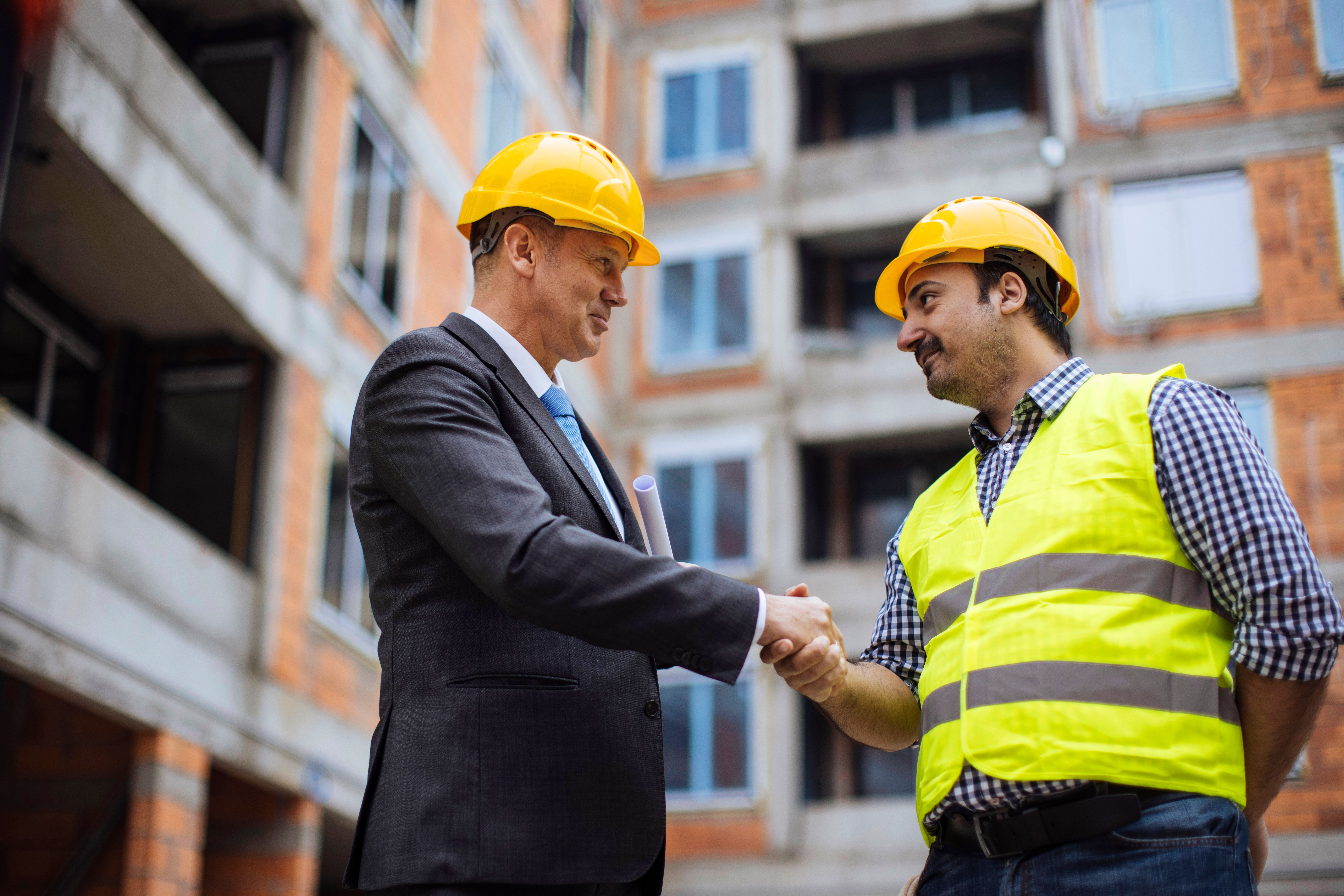 contractor handshake