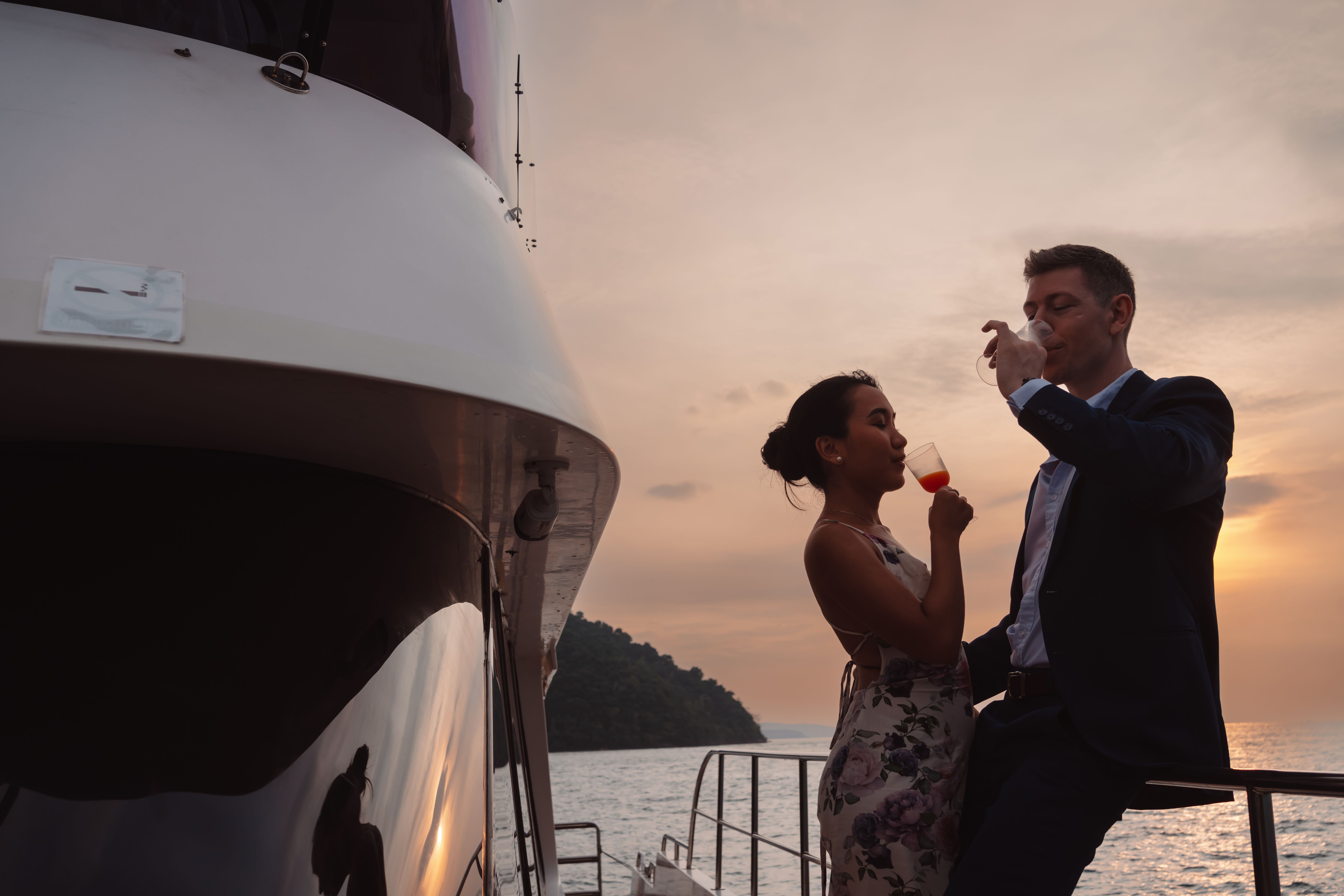 happy customer yacht