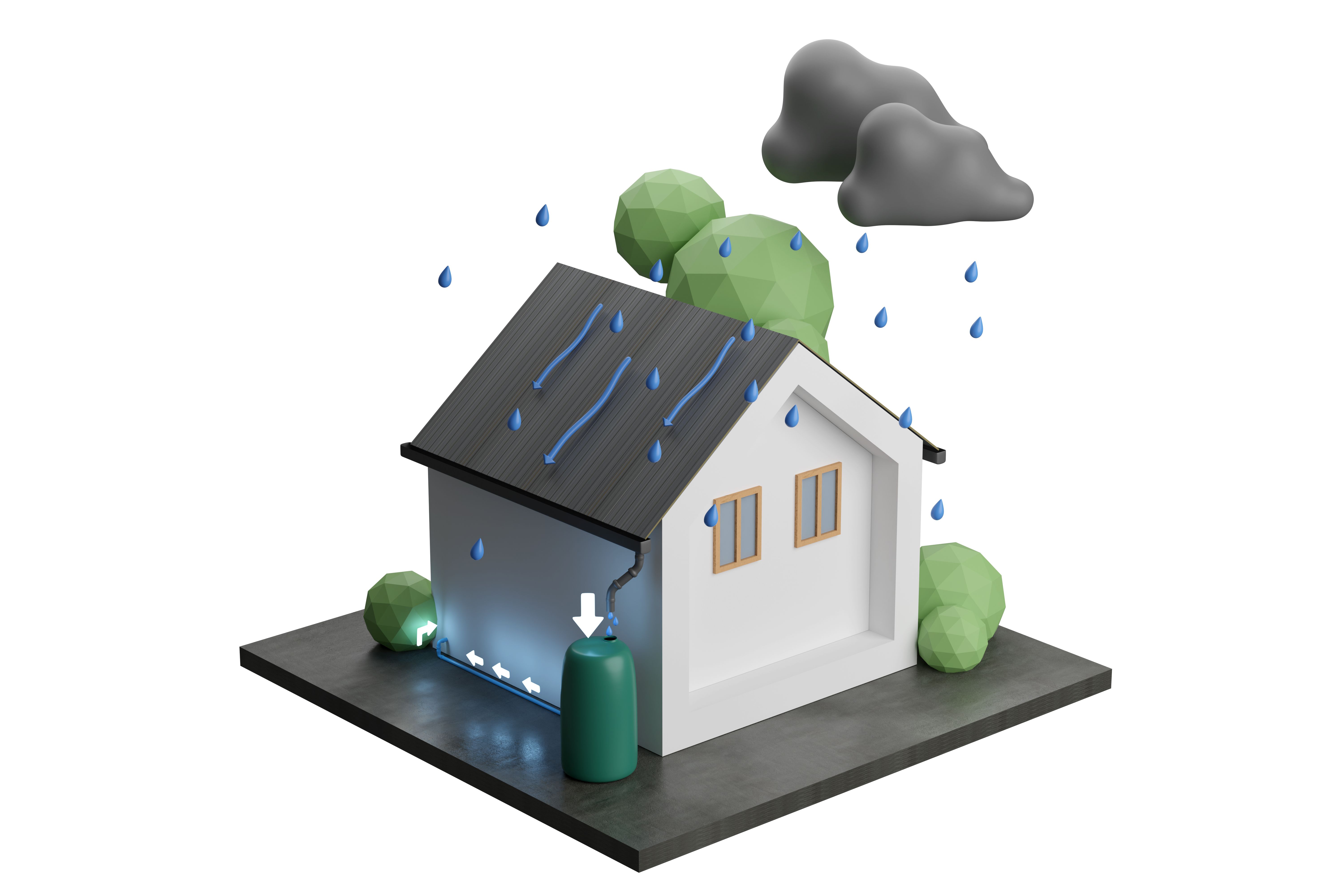 rainwater filtration