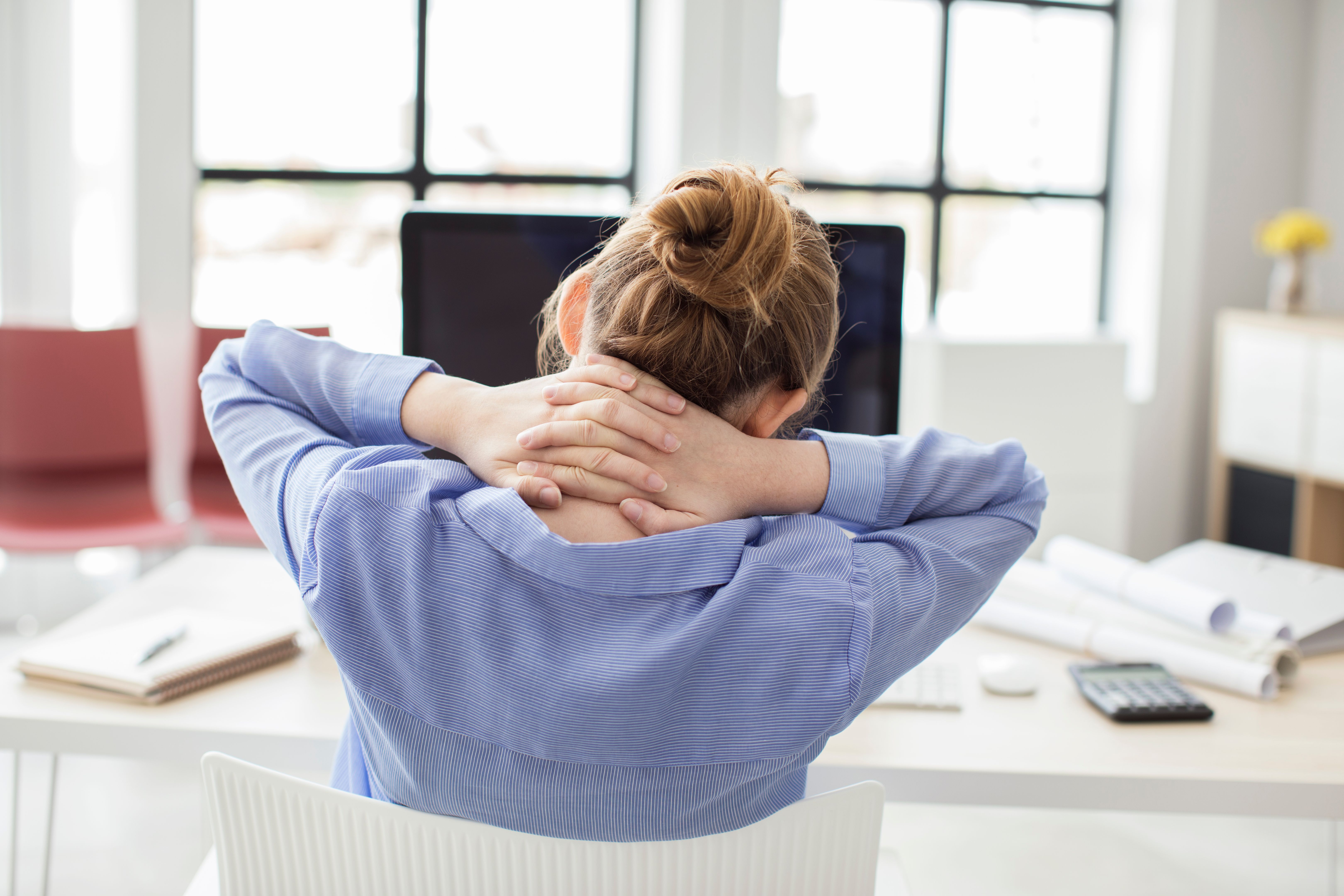 office worker massage