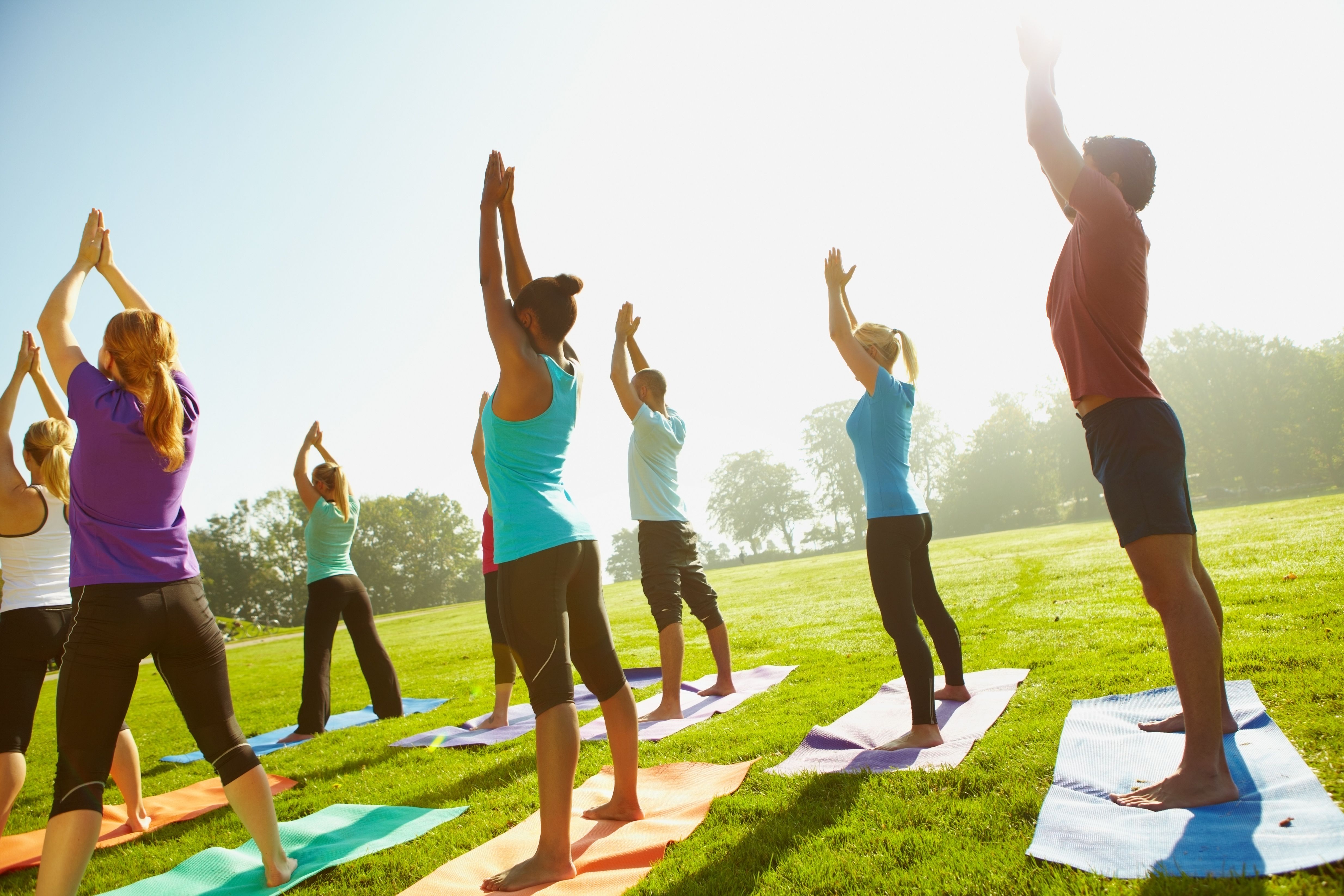 community yoga event
