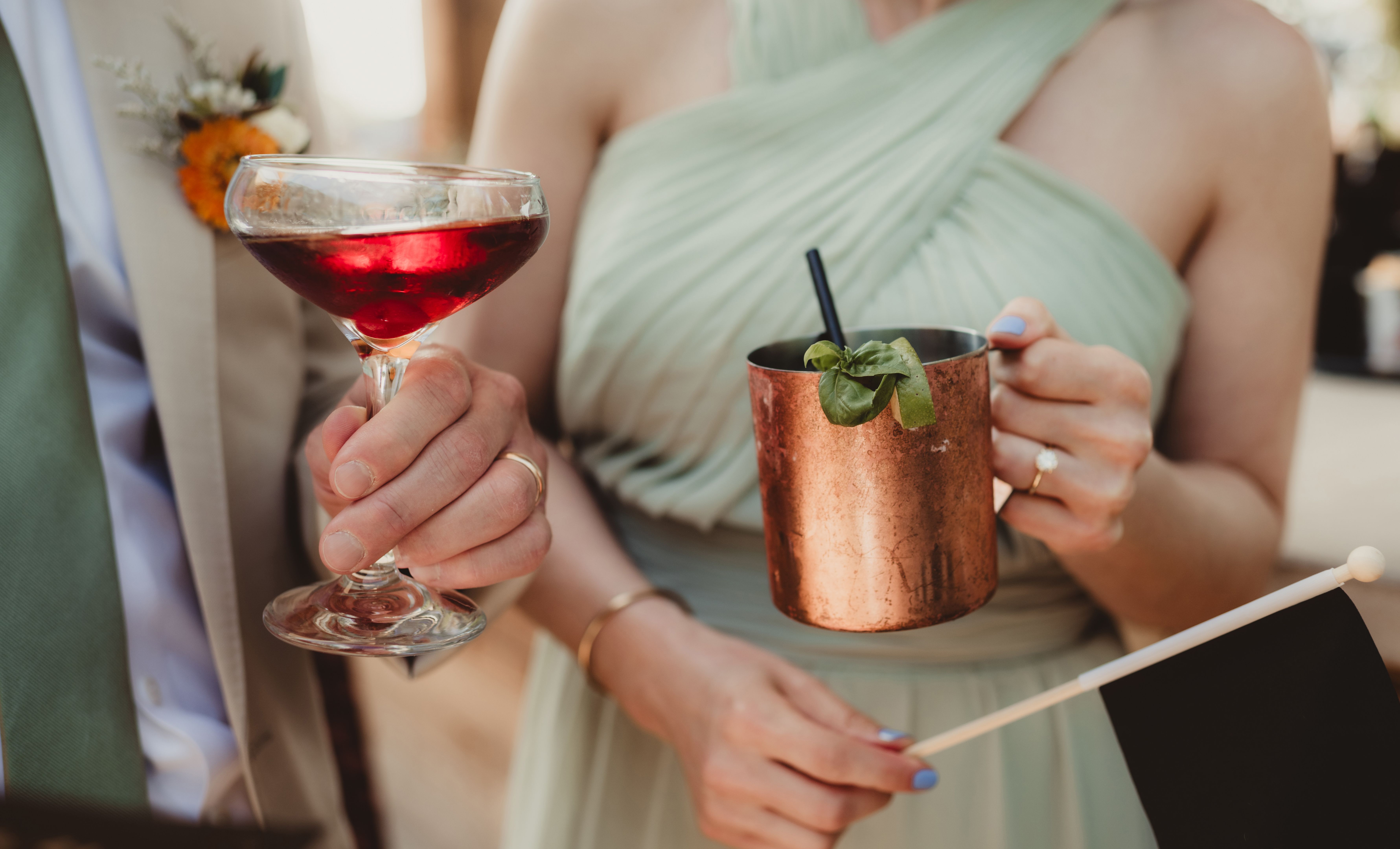 wedding catering cocktails