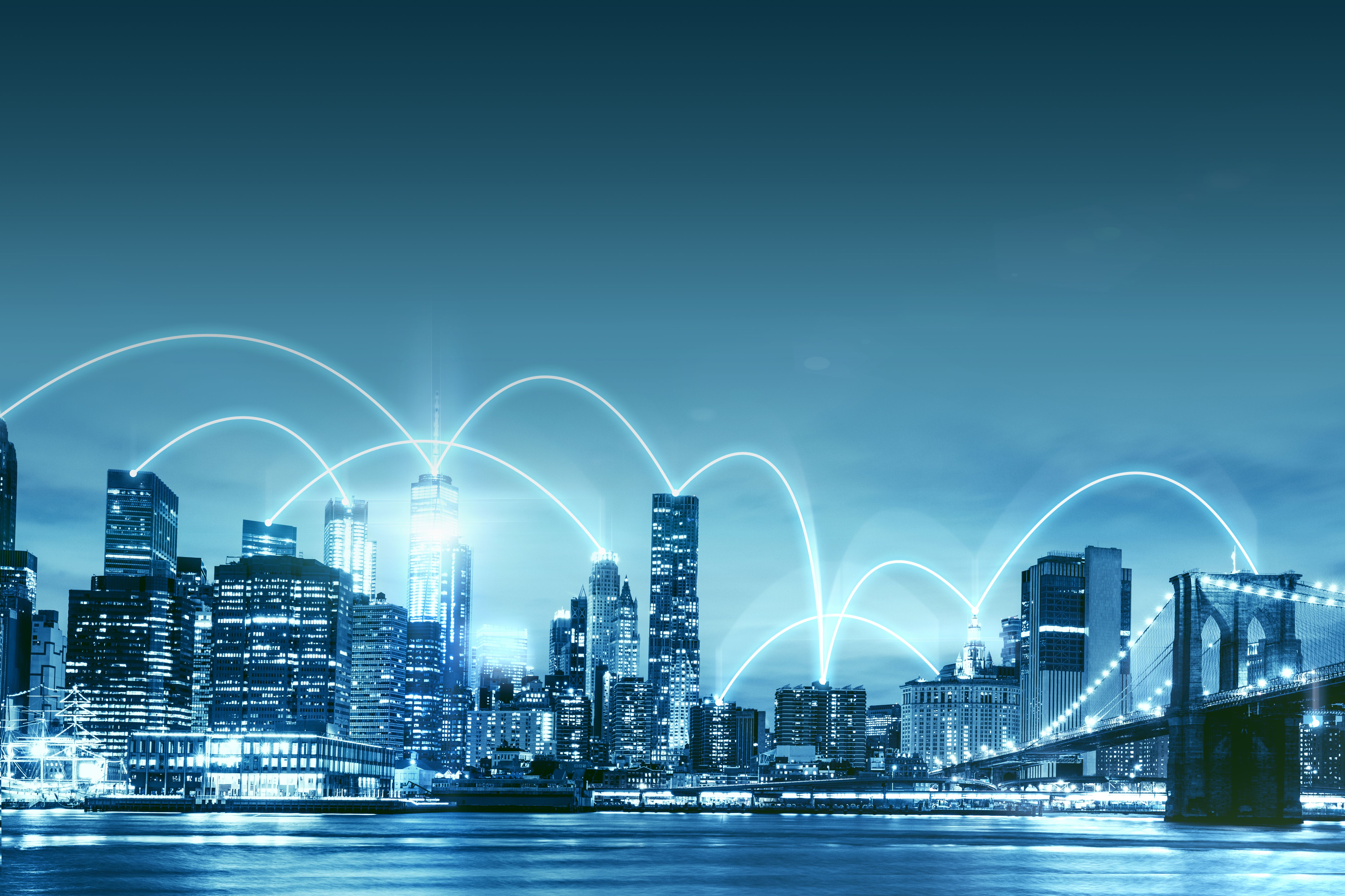 Smart City - Network connected buildings in New York City Smart City - Network connected buildings in New York City