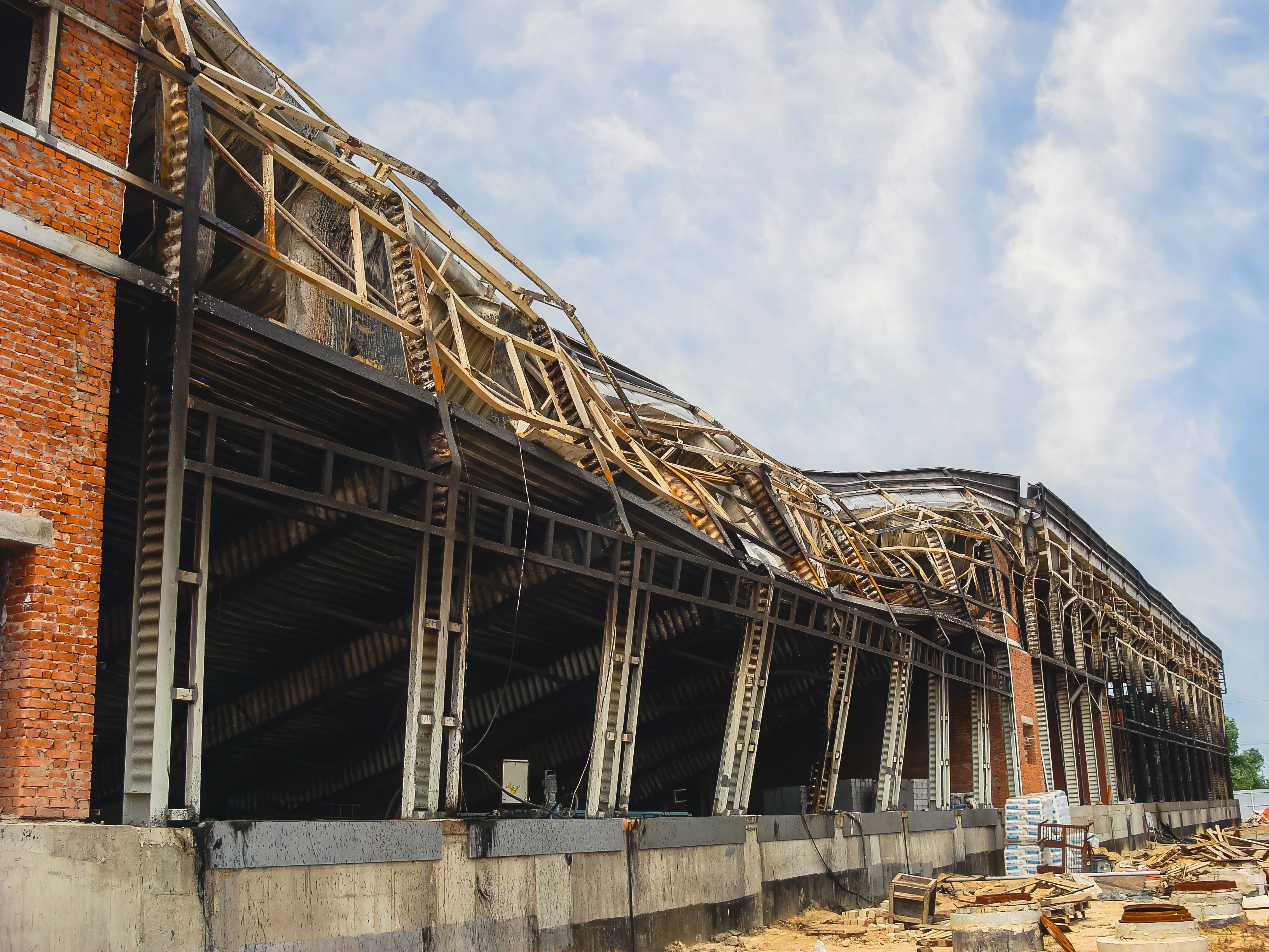 commercial fire damage