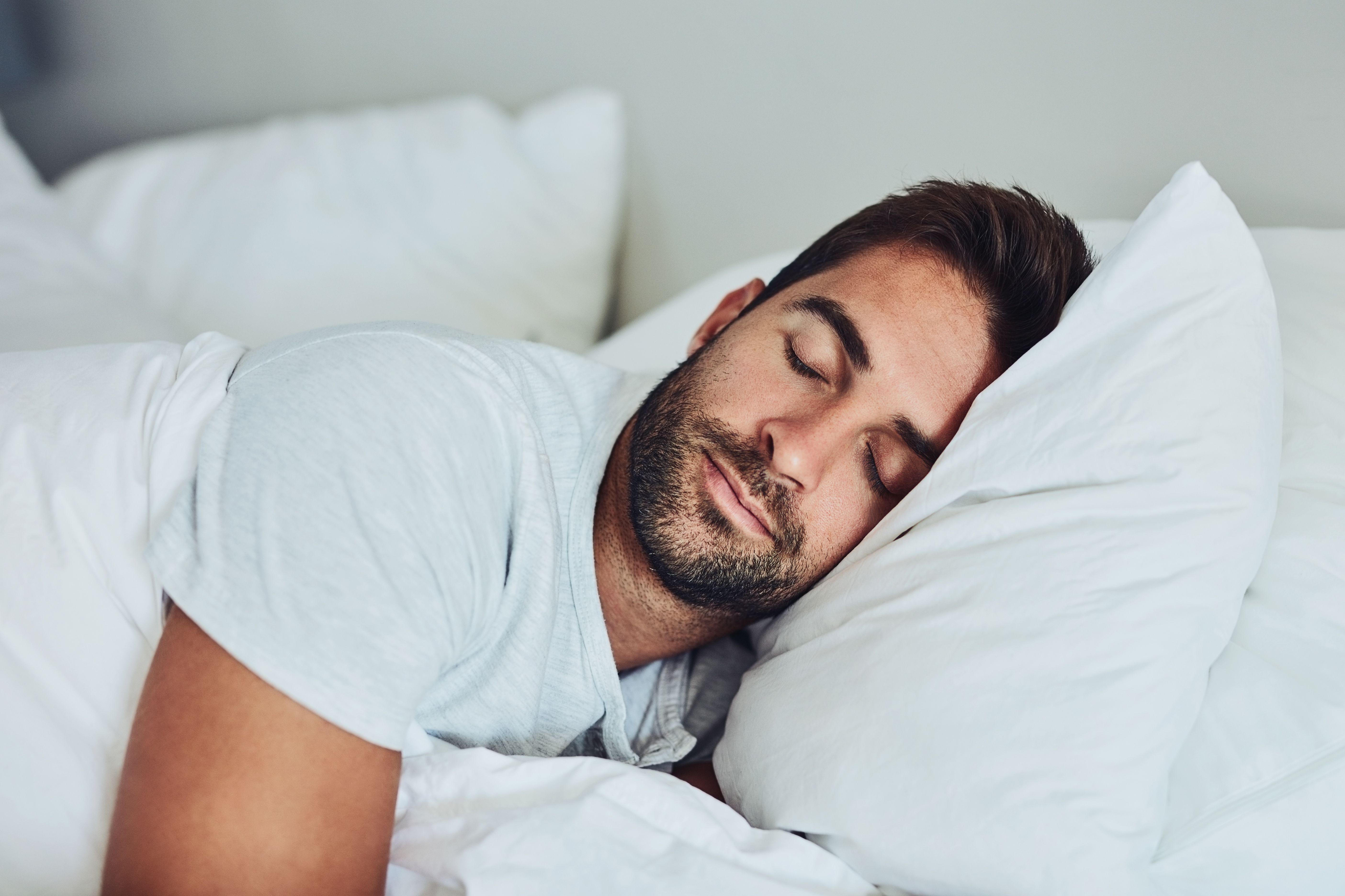 sleeping peacefully