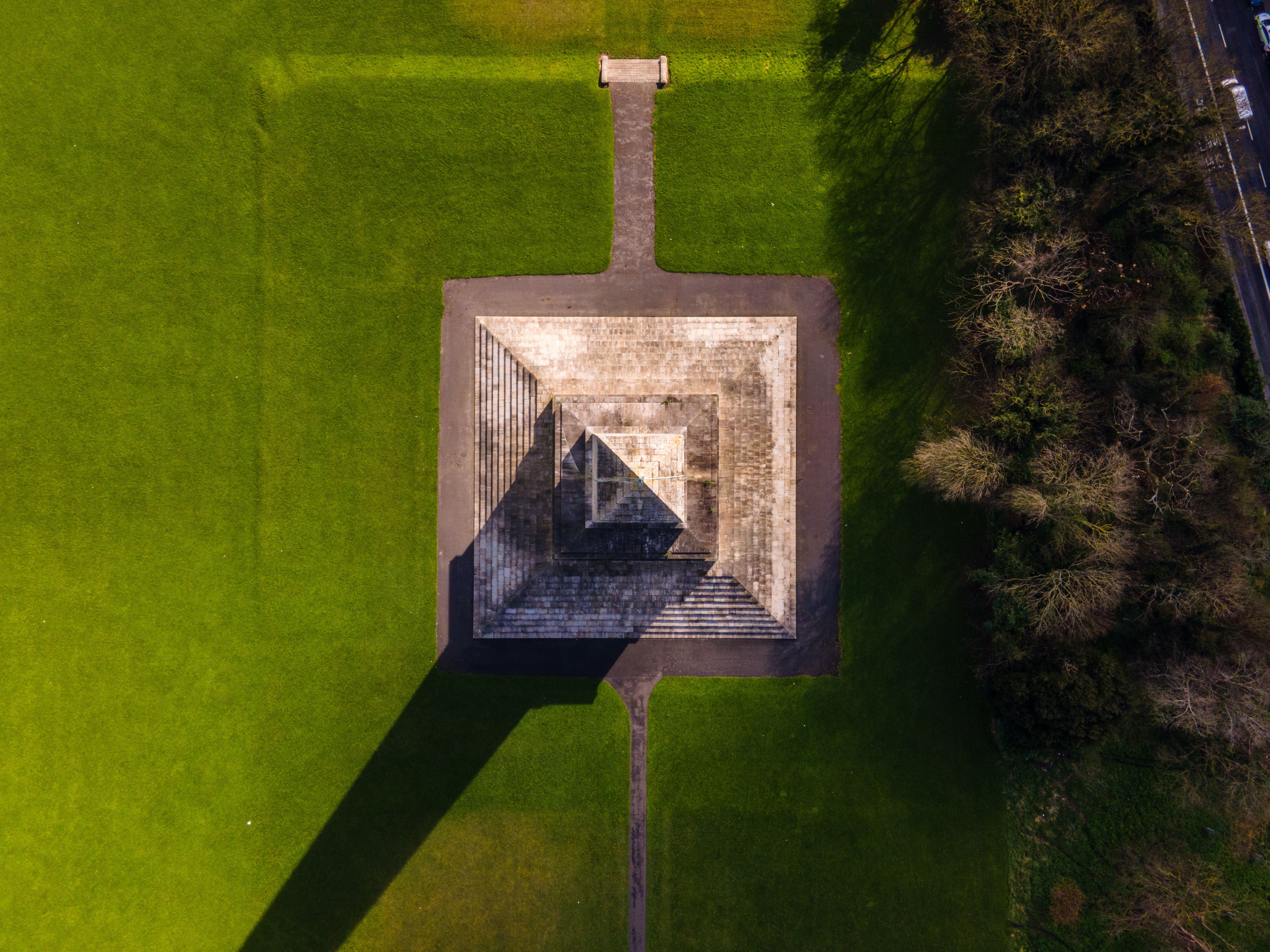 Wellington Monument in Dublin, Ireland by Drone