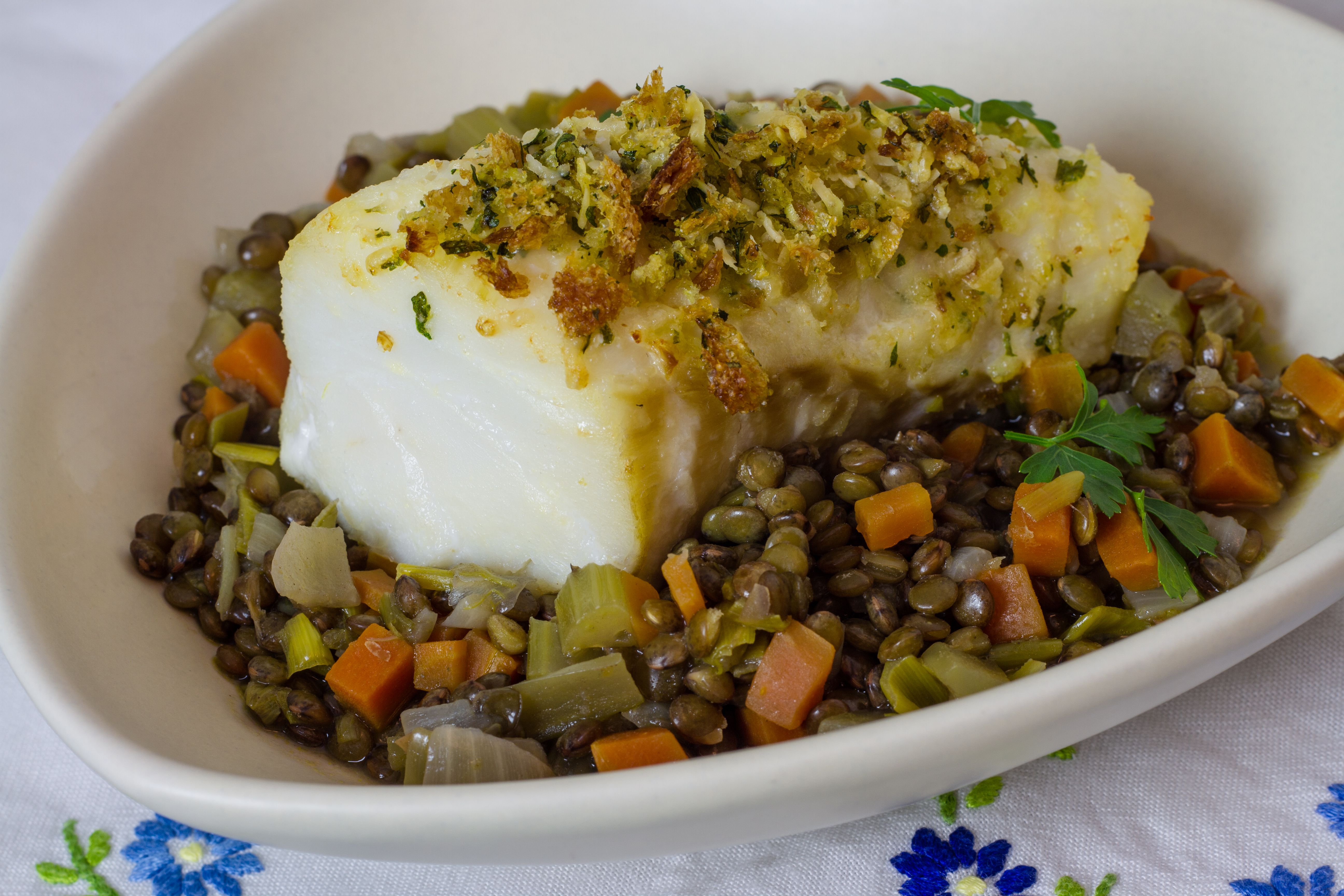 parmesan crusted cod