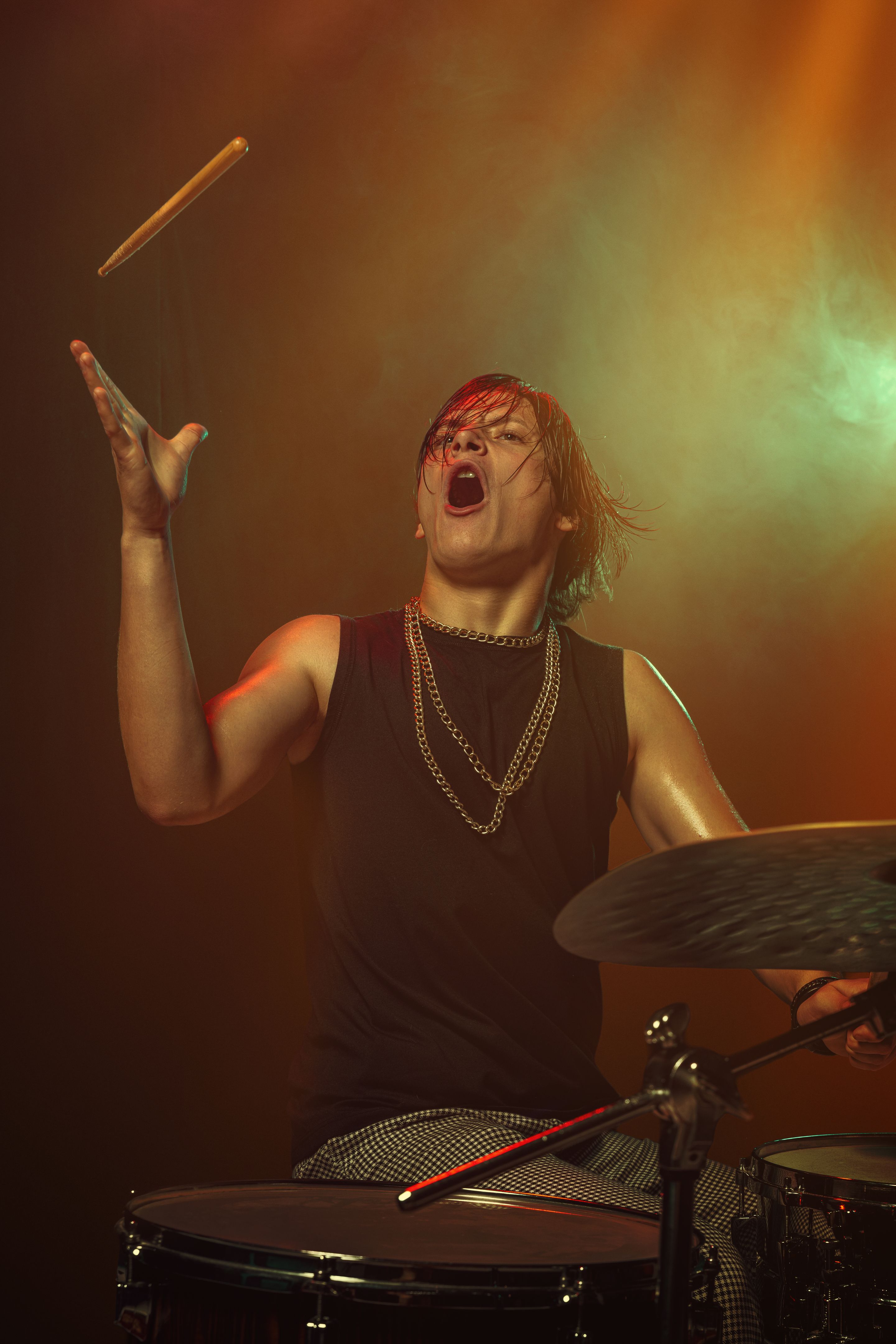 musicians performing live