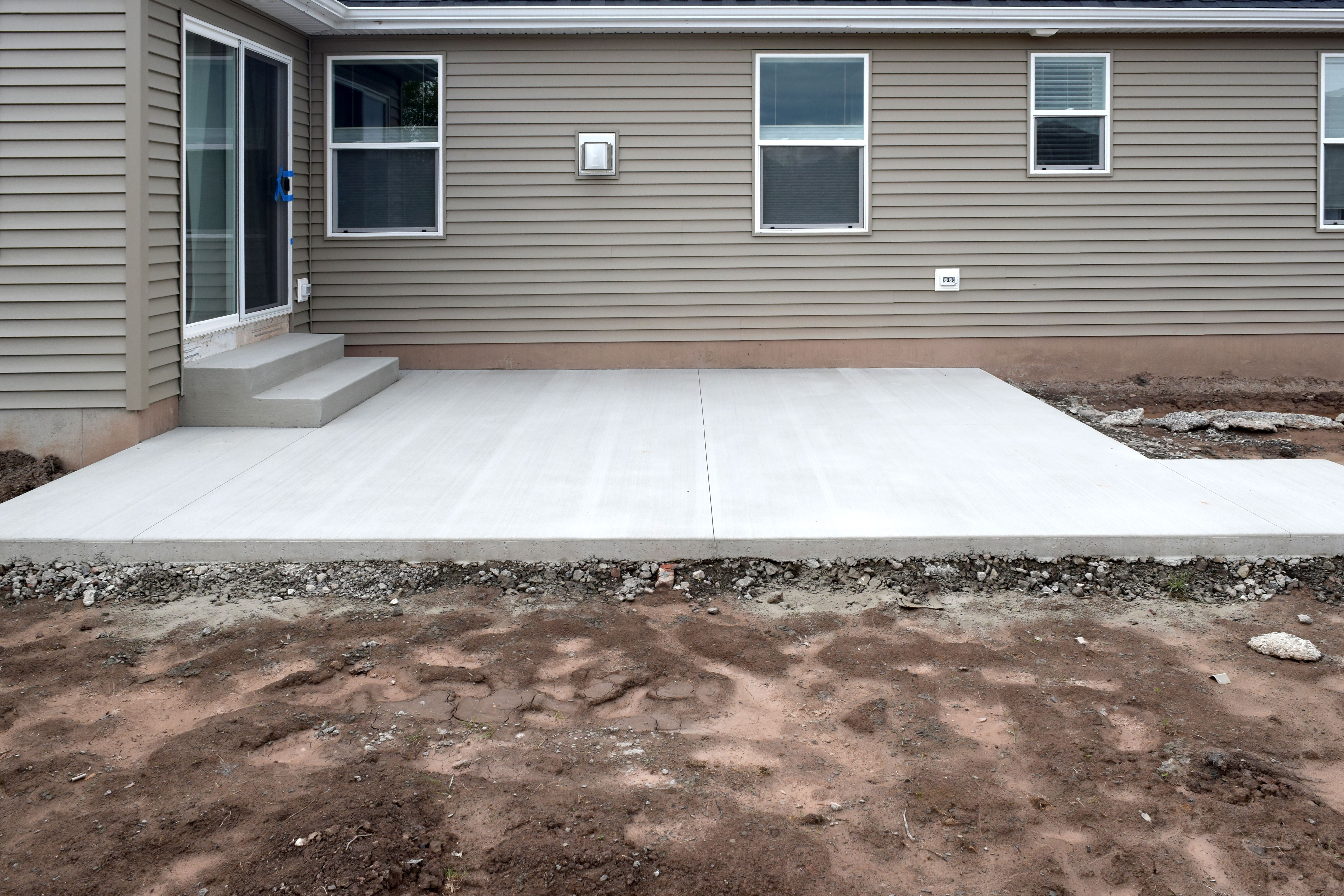 concrete patio