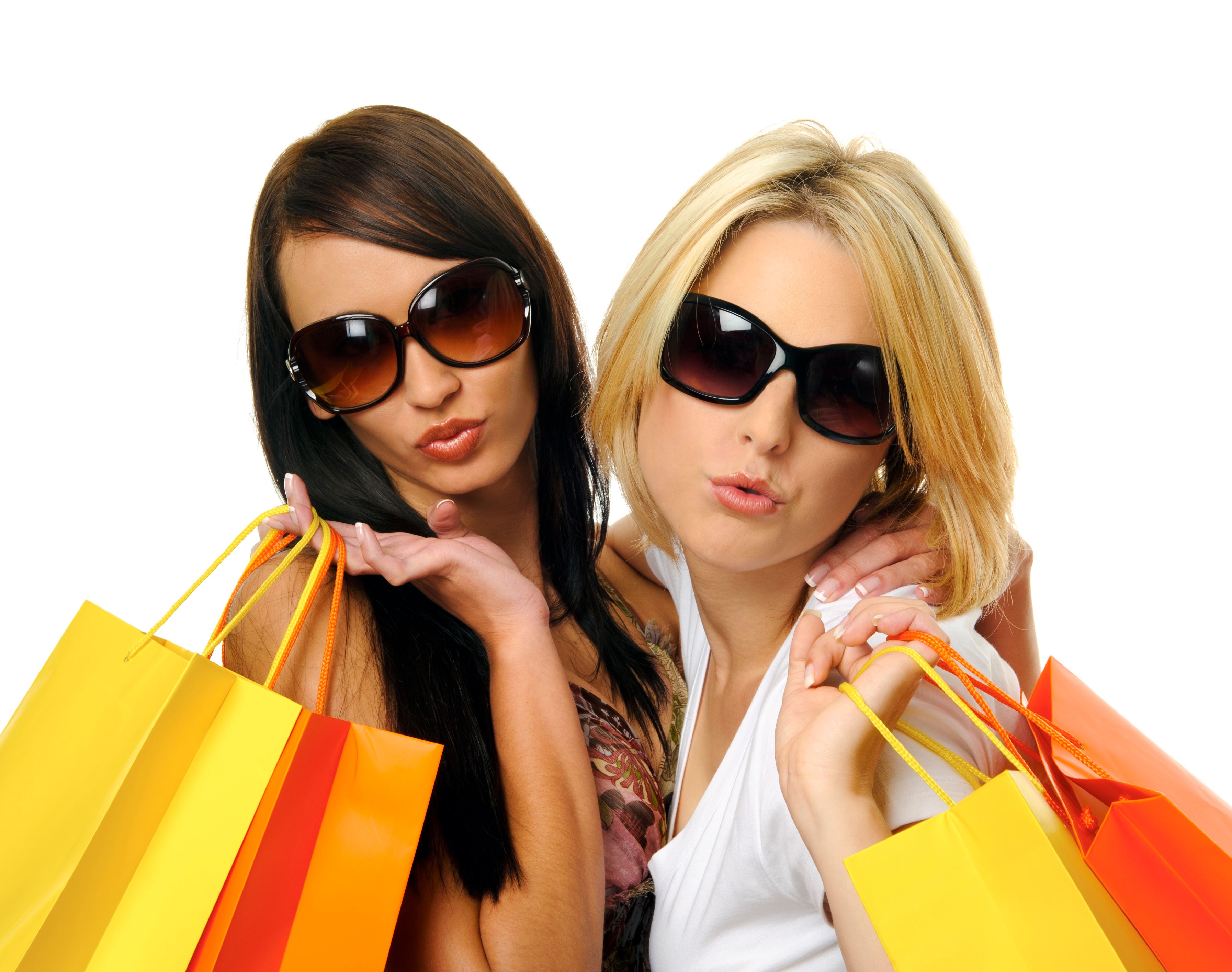 Best friends go shopping