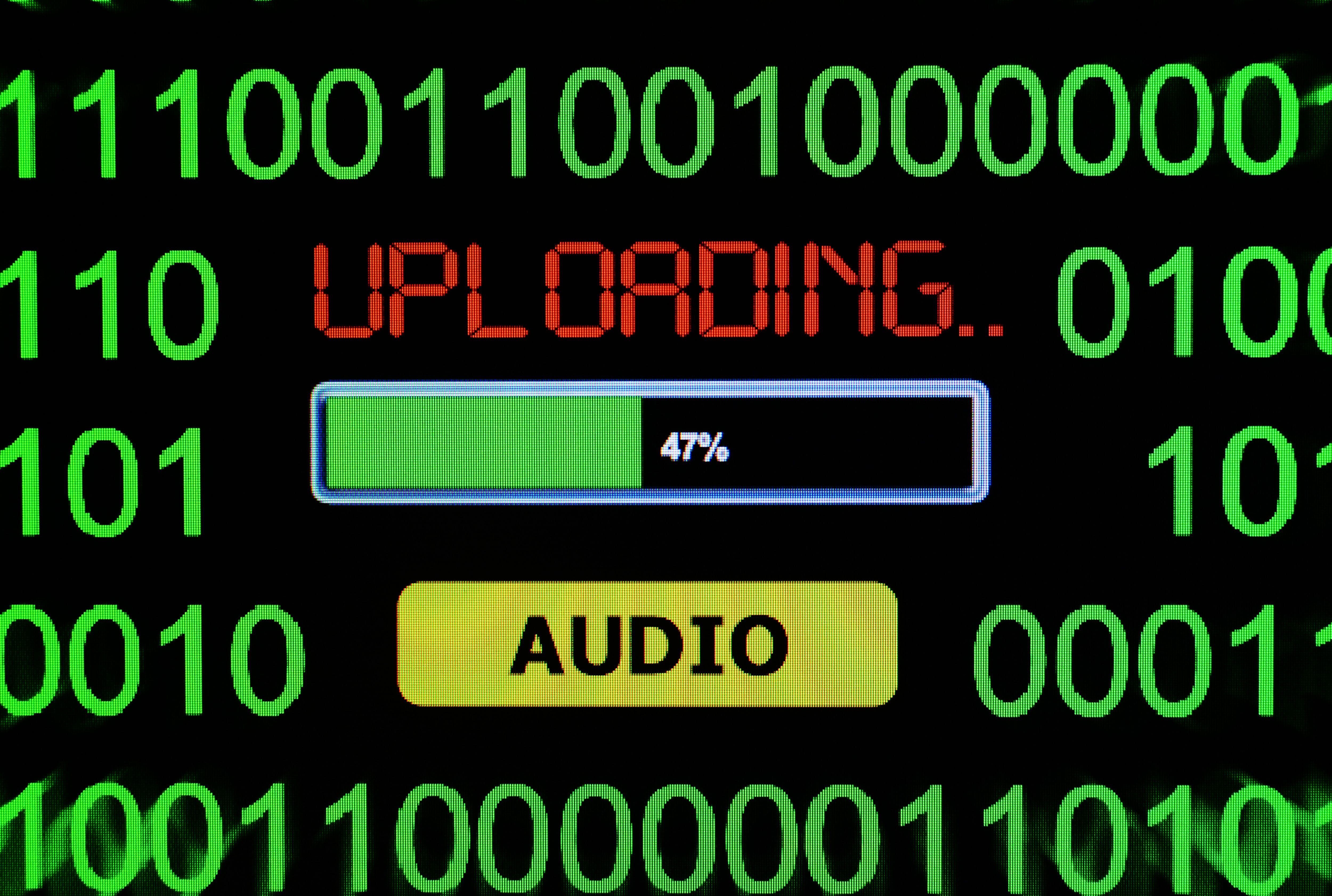 uploading audio files