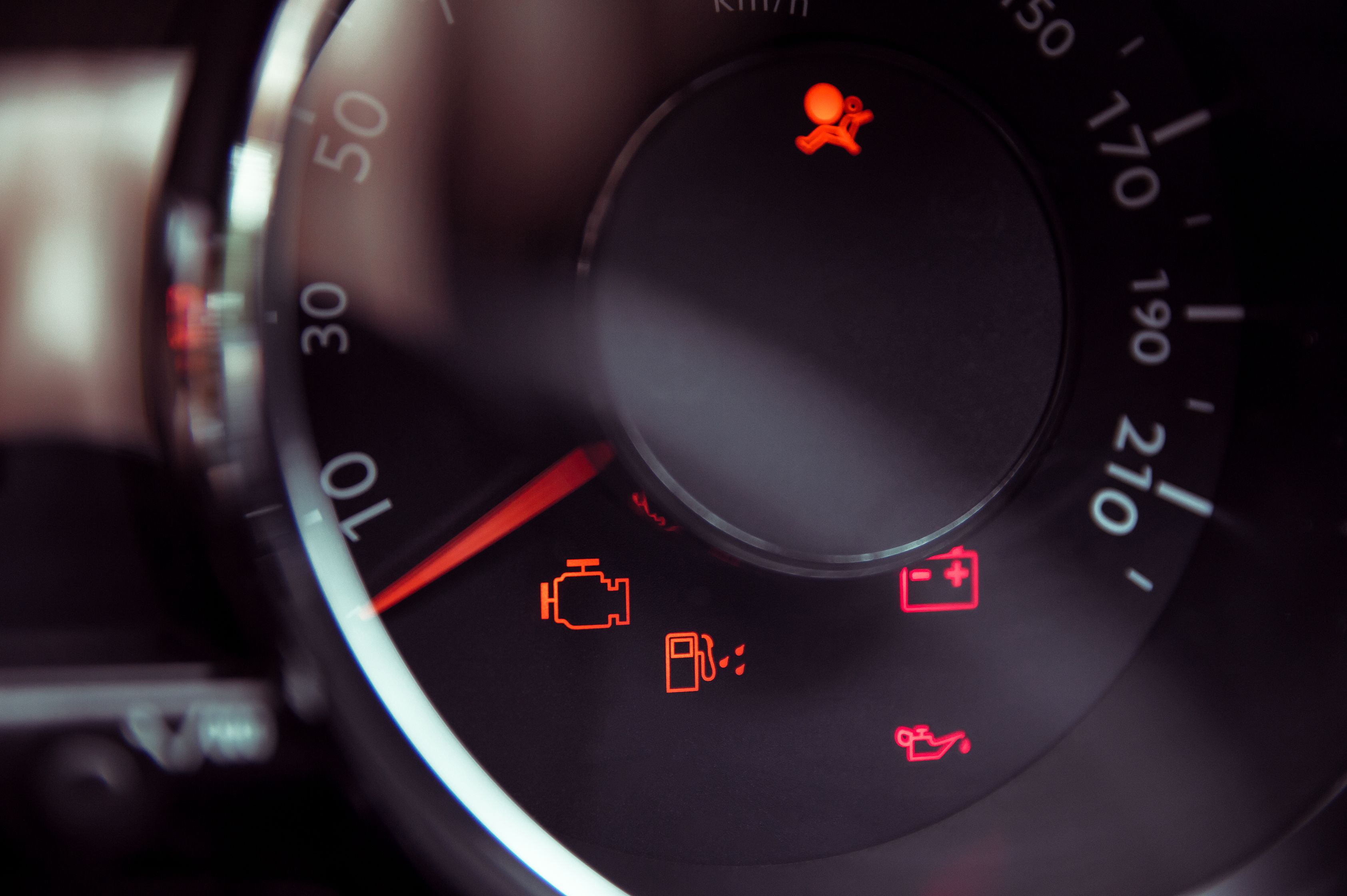 dashboard warning