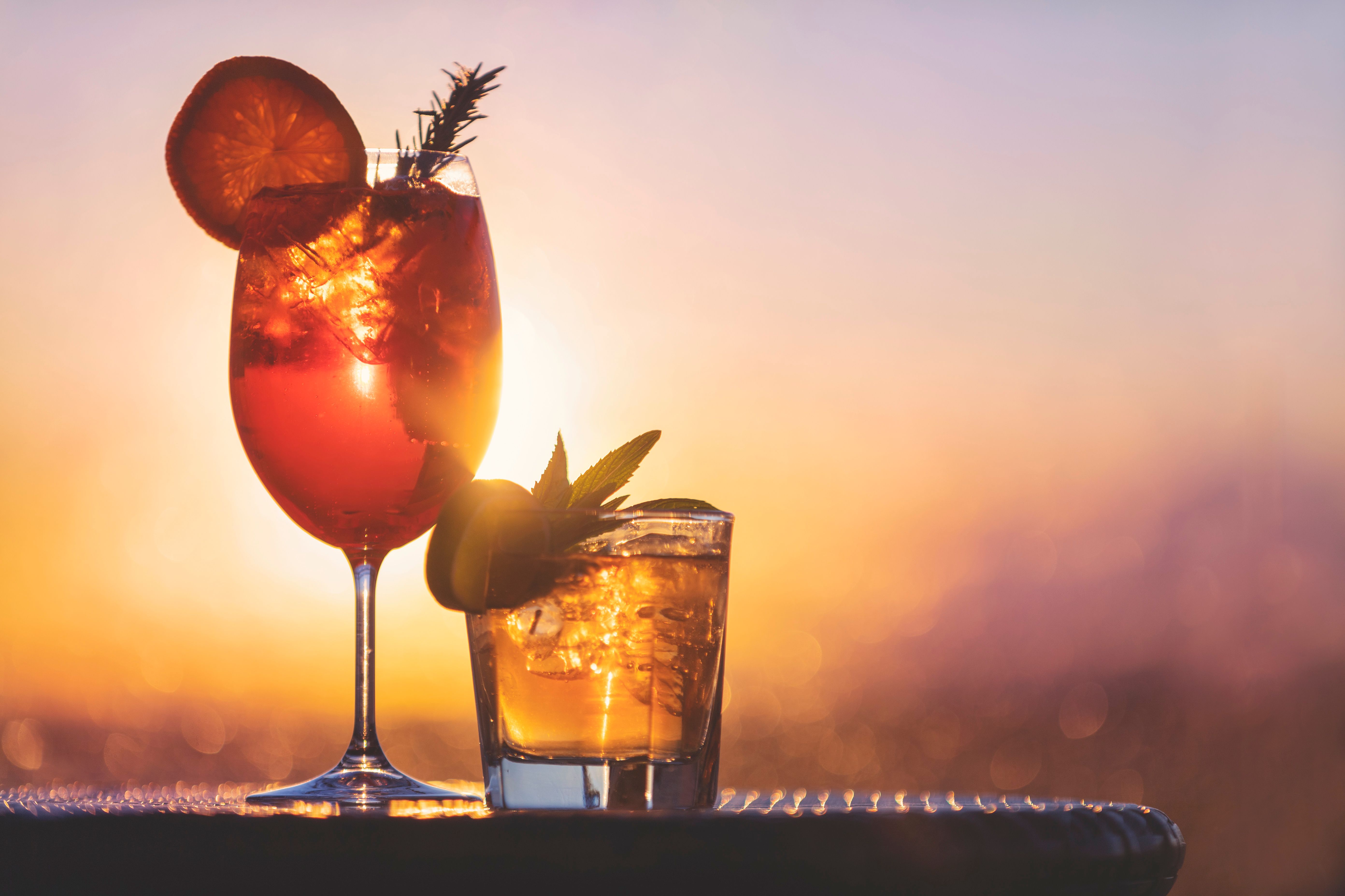 sunset cocktail