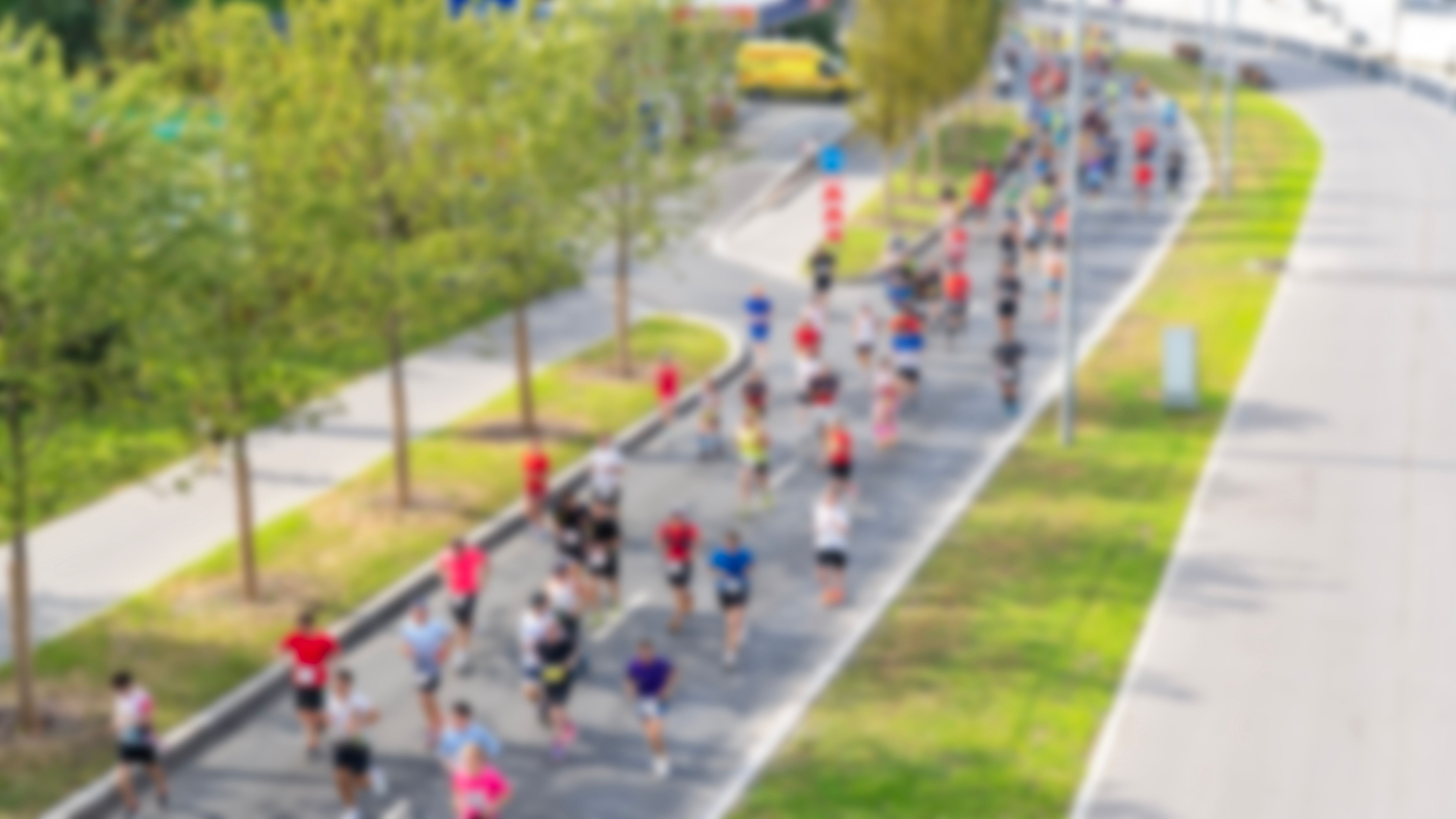 community running event