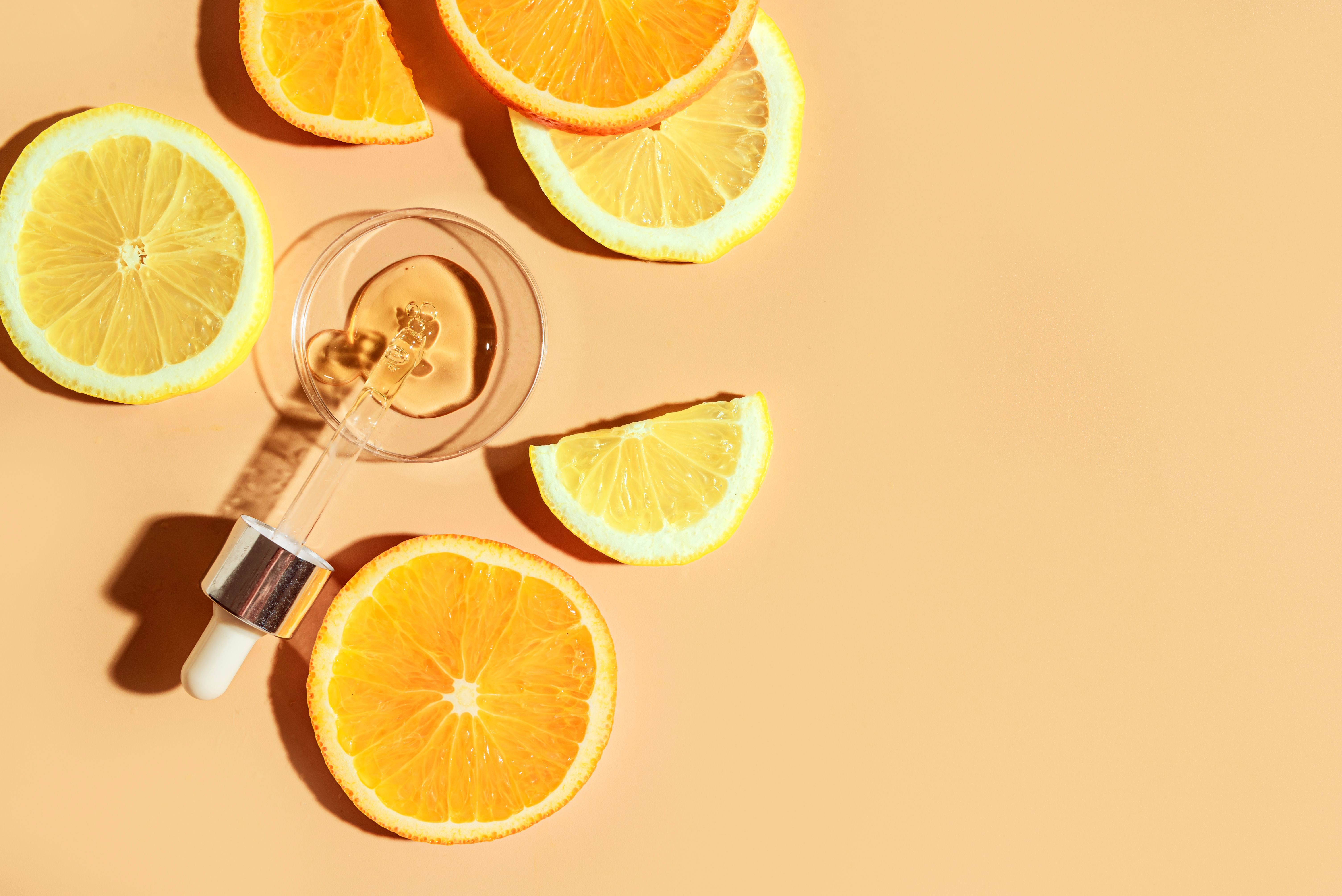 Beauty serum dropper with fruit acids and vitamin C Beauty serum dropper with fruit acids and vitamin C