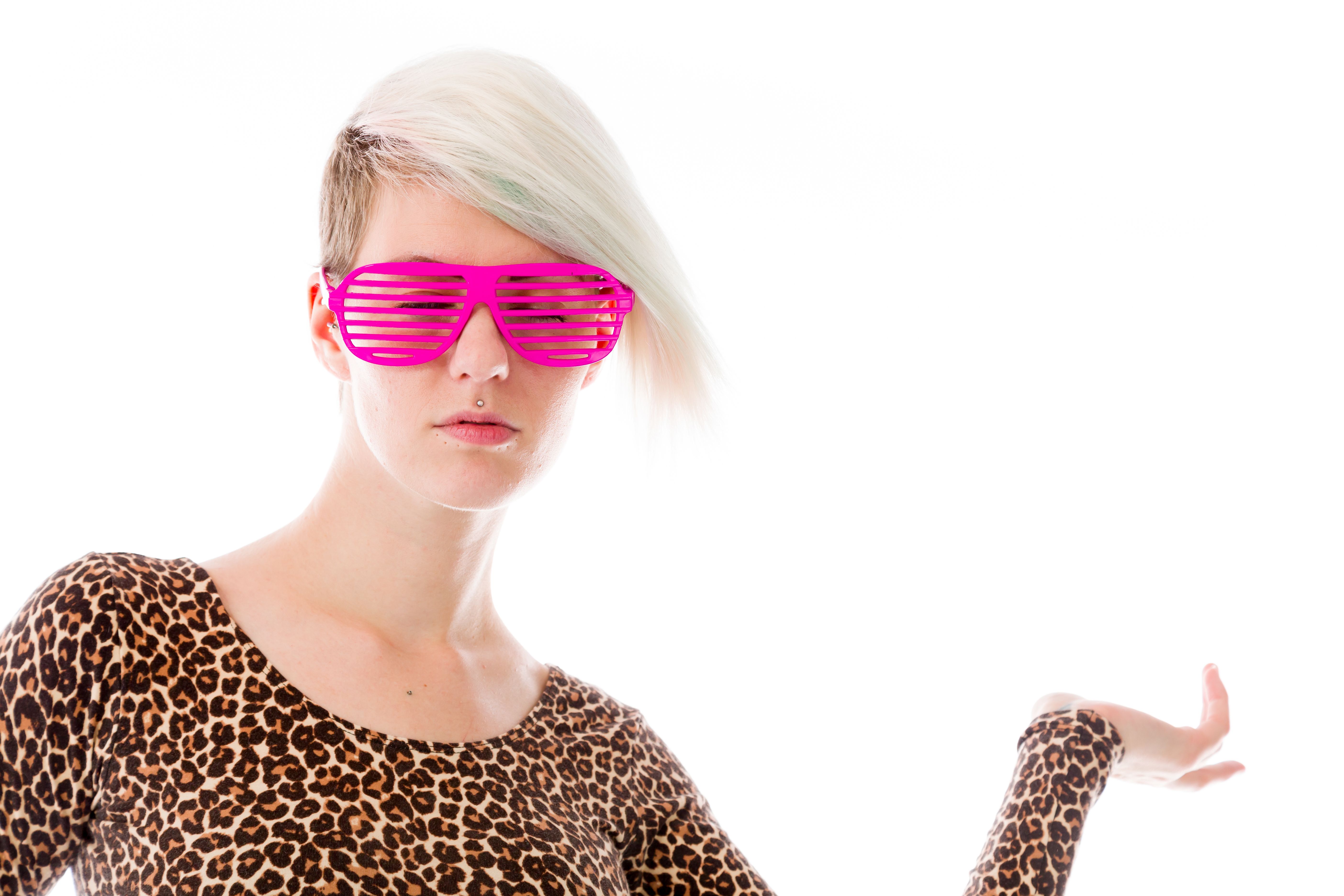 model presenting showcasing with hand