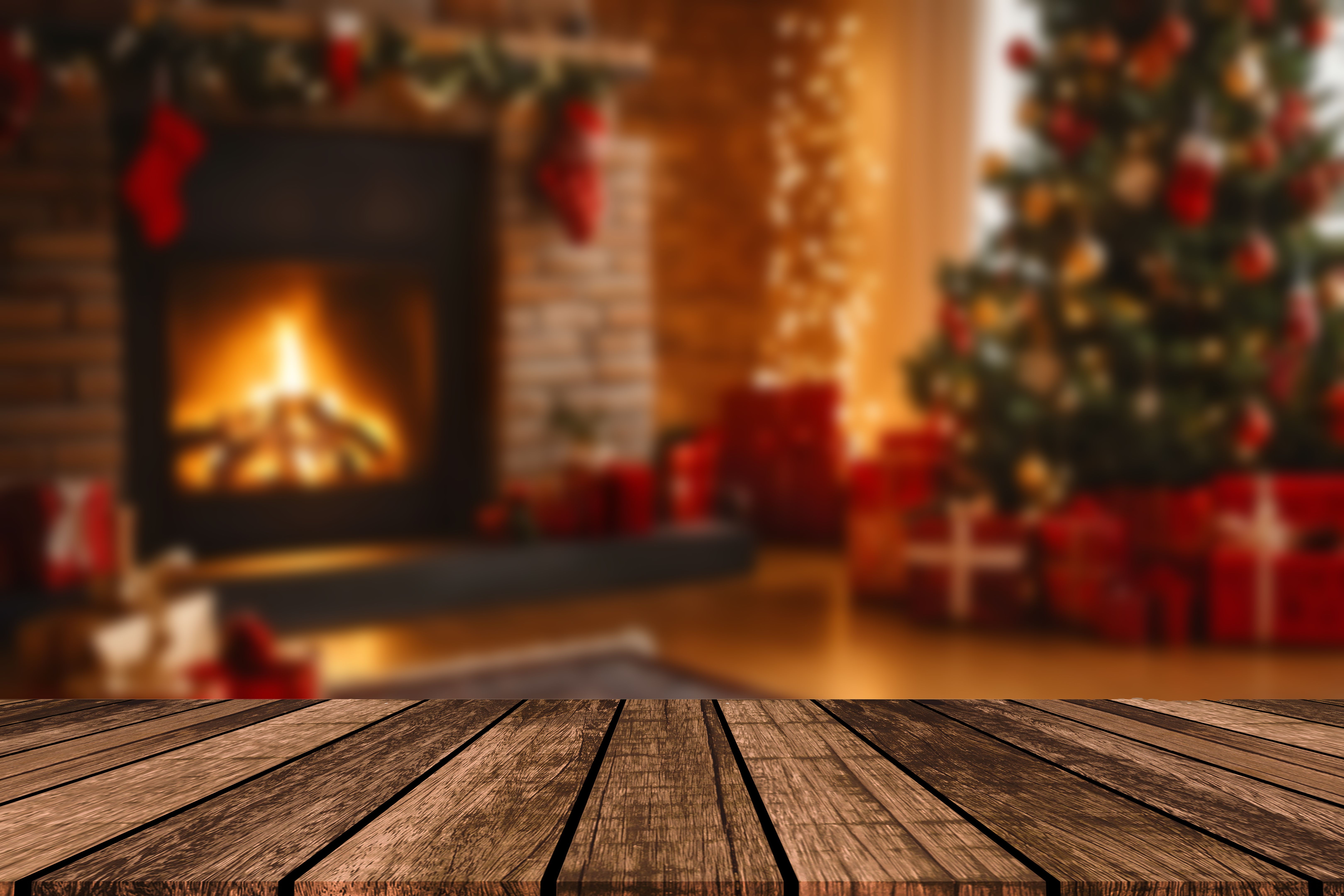 christmas living room