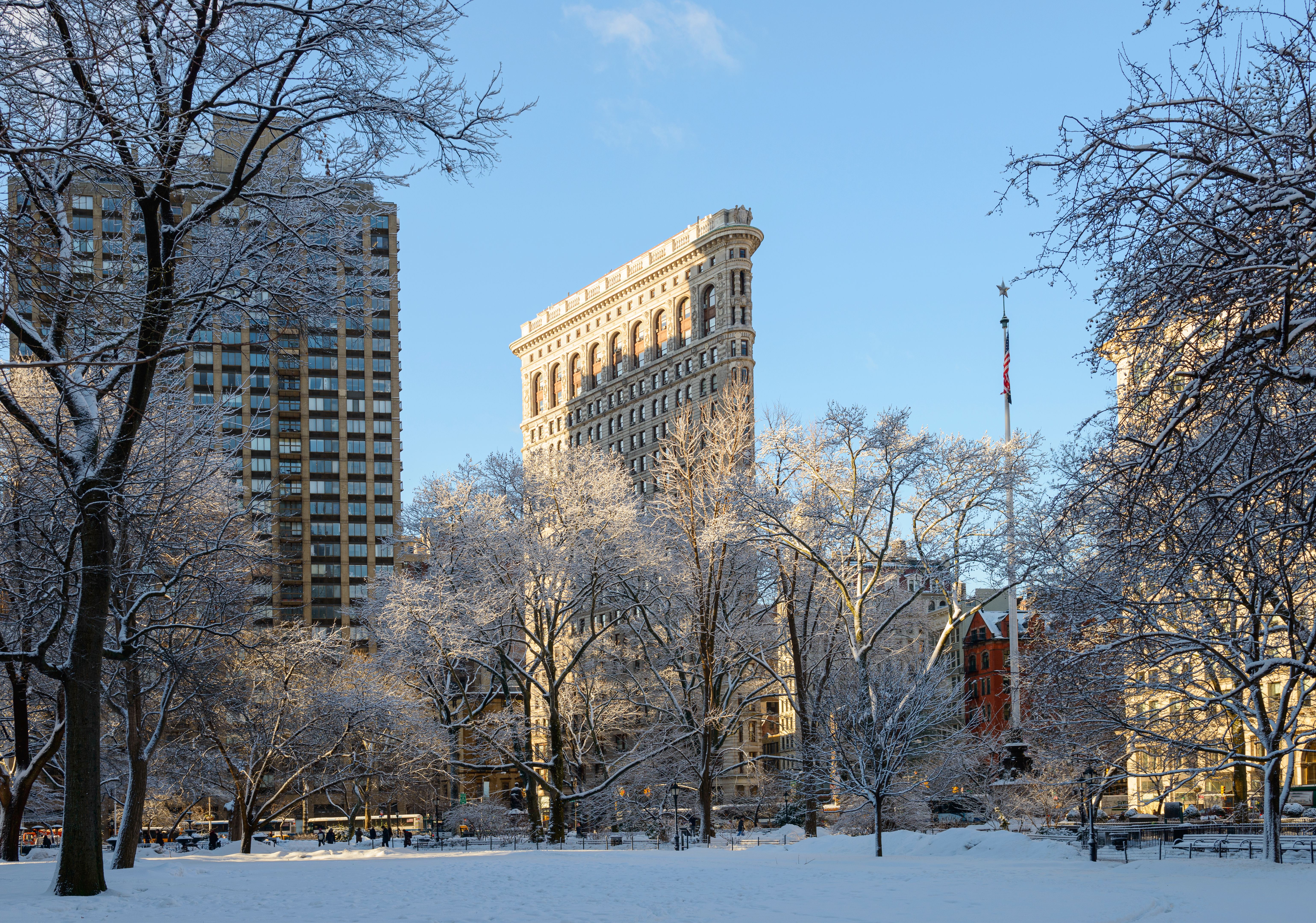 nyc winter sidewalks