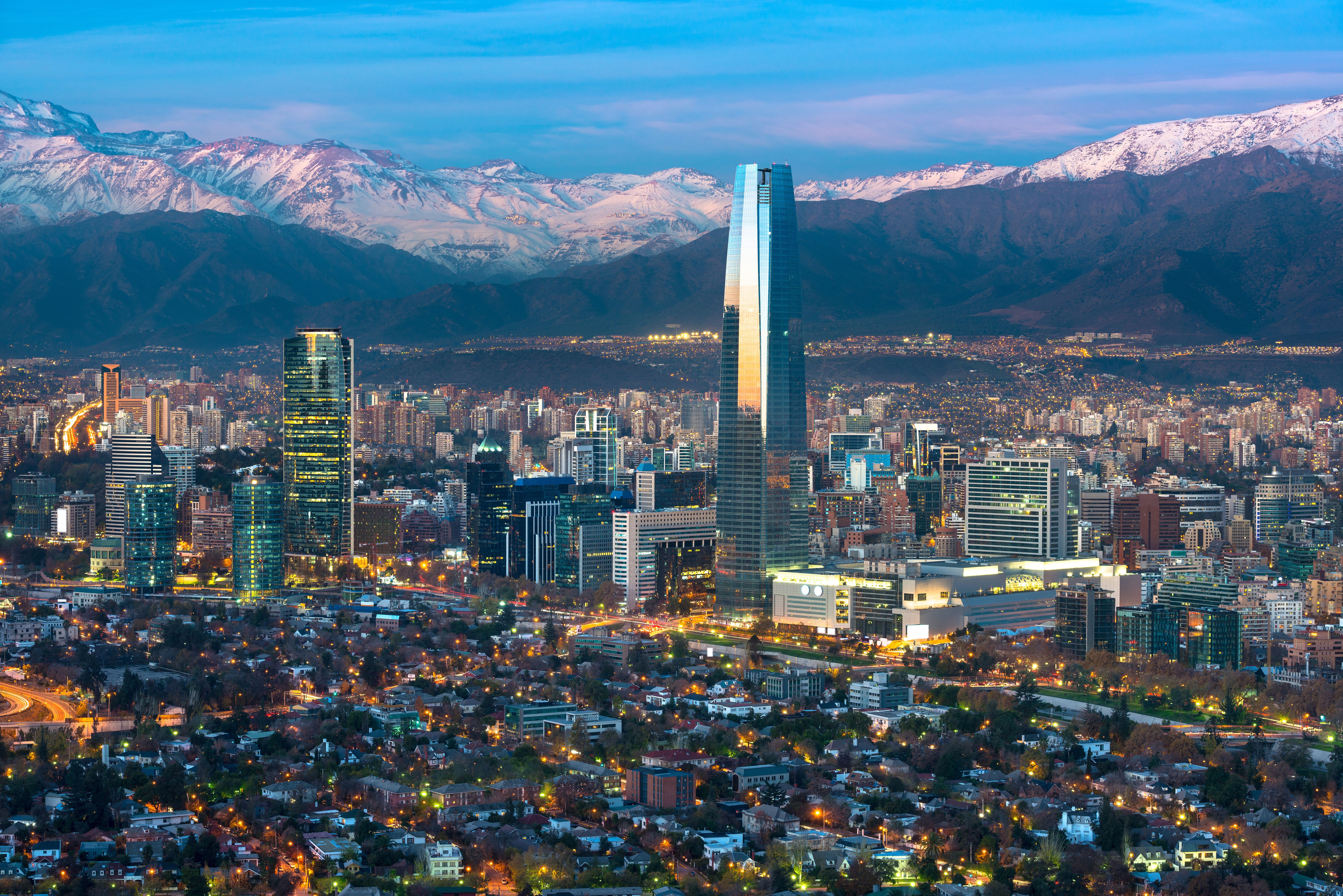 santiago skyline