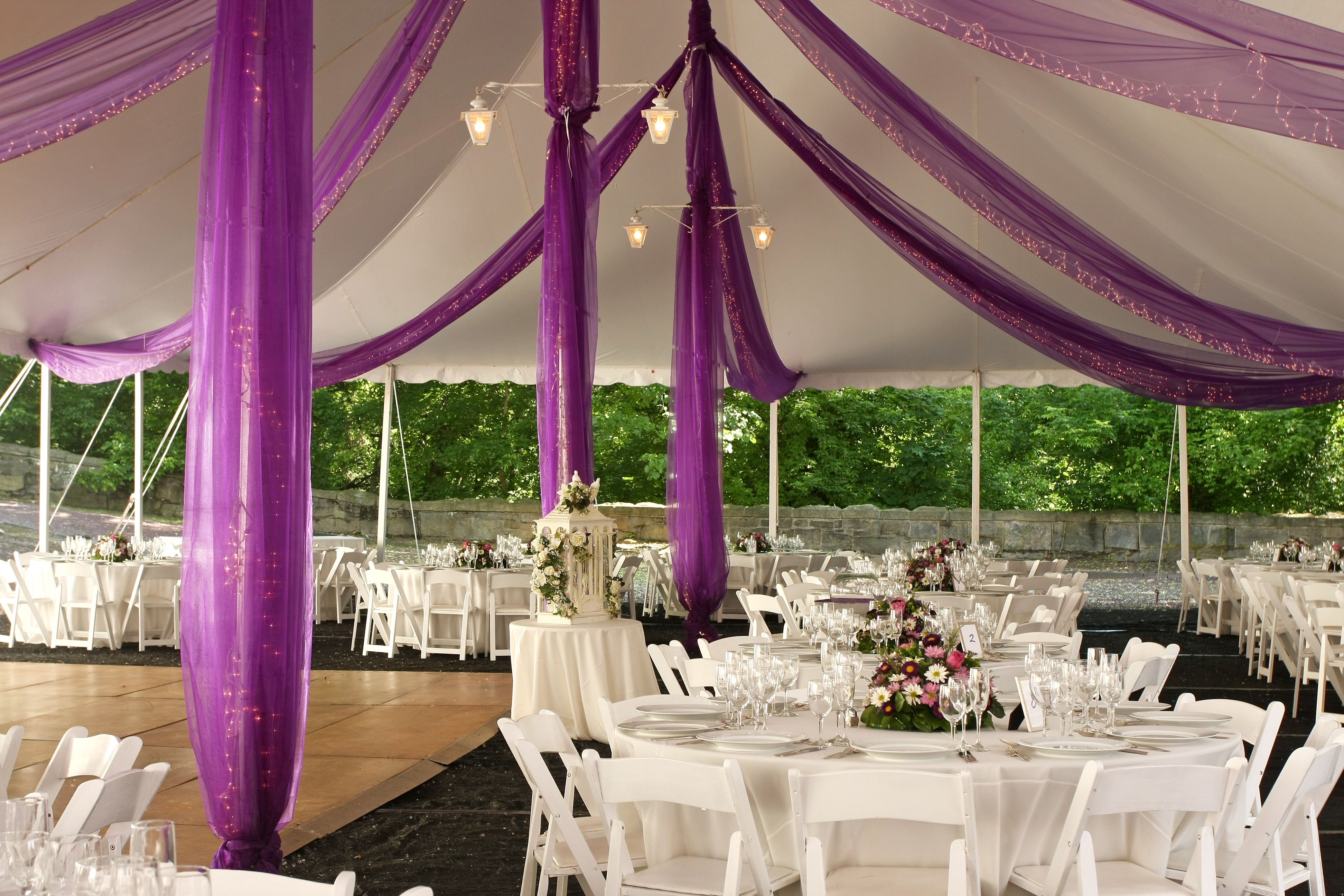 themed wedding tents