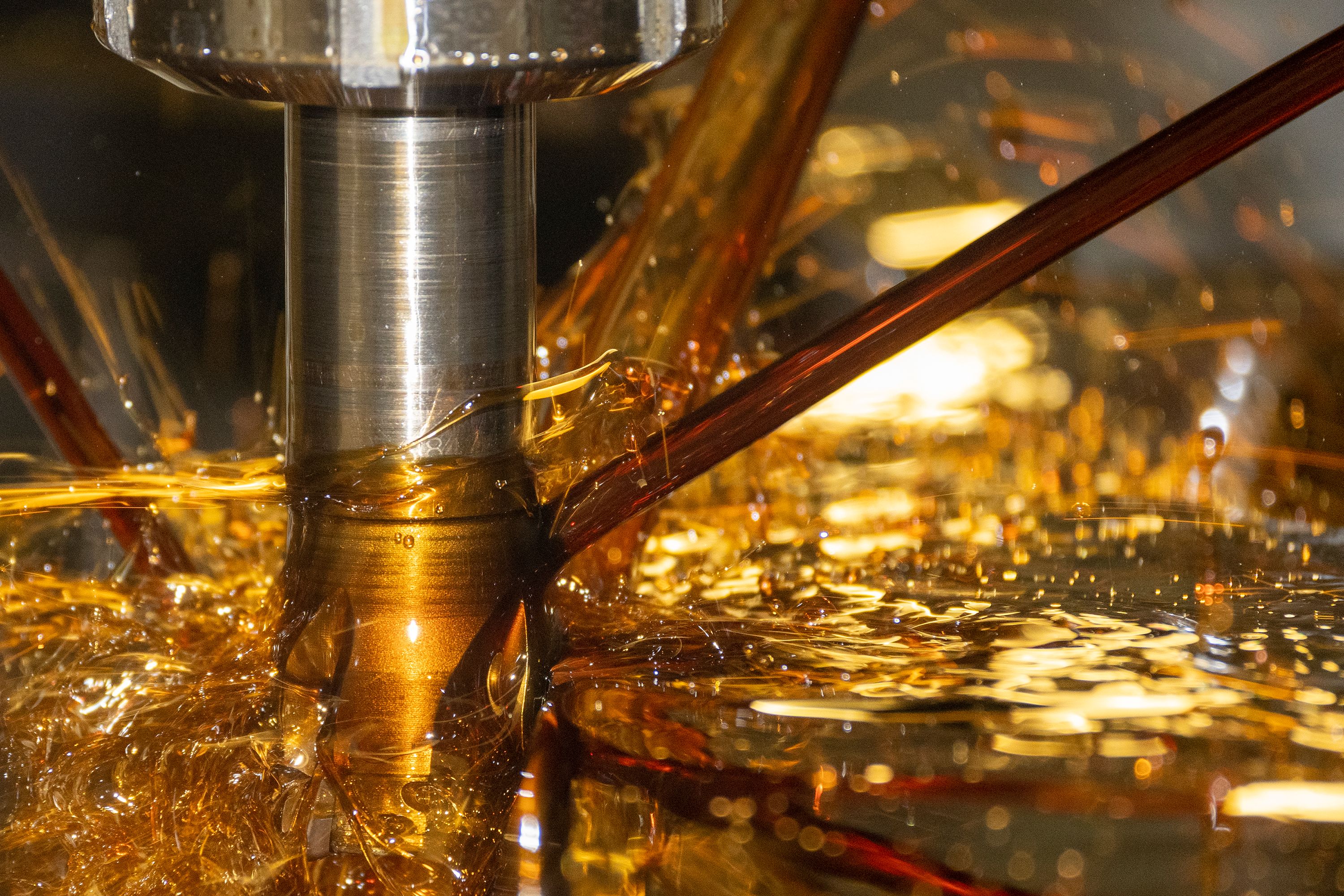 machine oil application